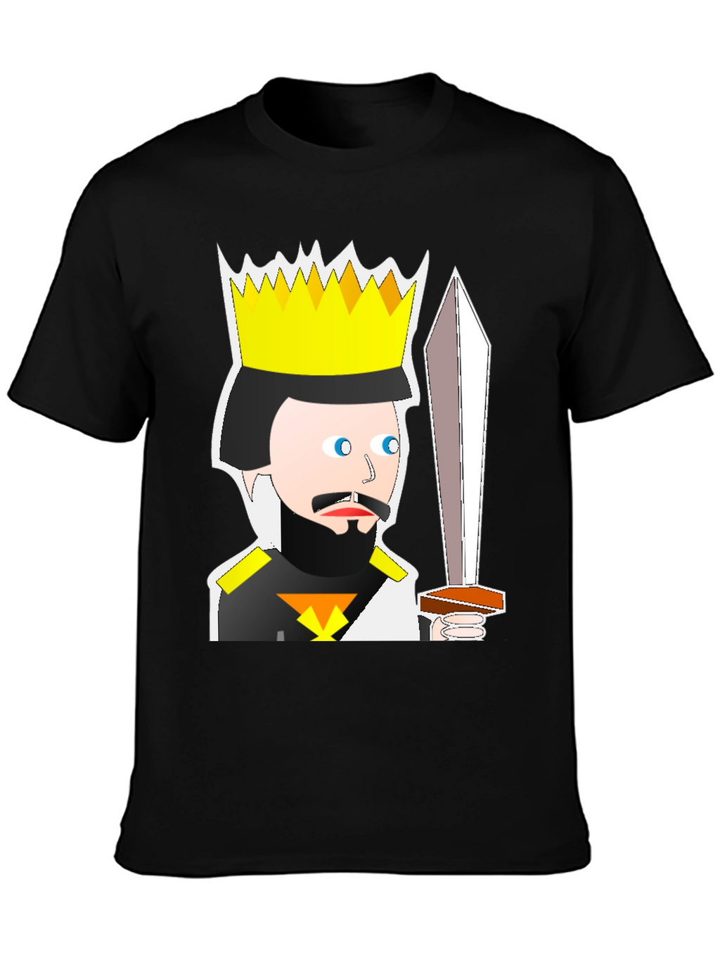 King Cartoon T-Shirt: Medieval Humor Tee