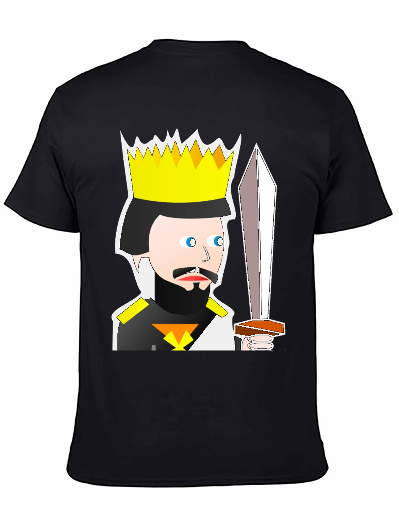 King Cartoon T-Shirt: Medieval Humor Tee