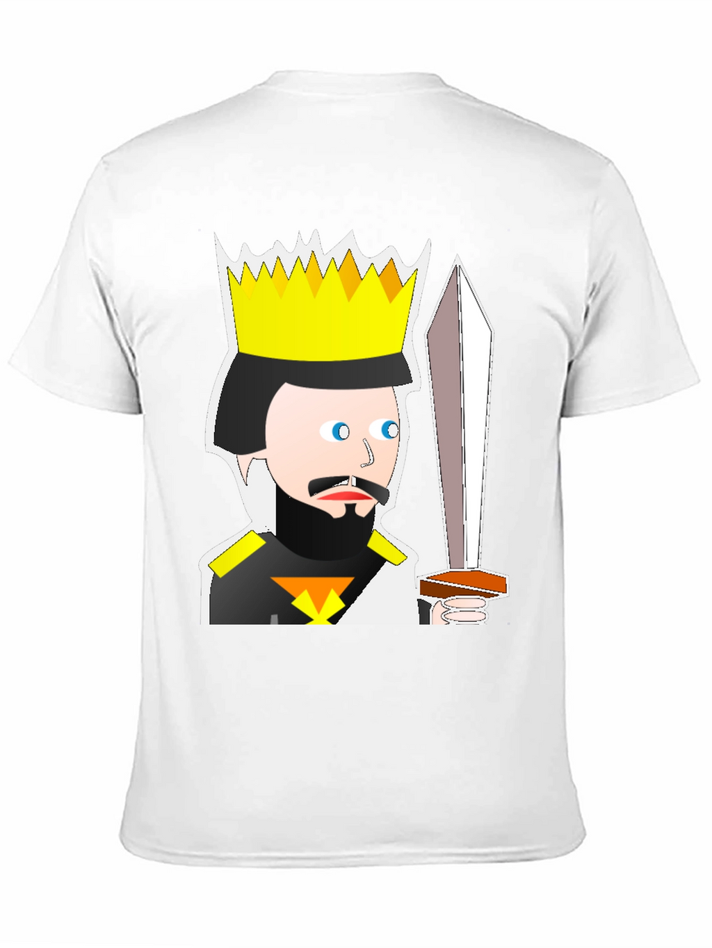 King Cartoon T-Shirt: Medieval Humor Tee