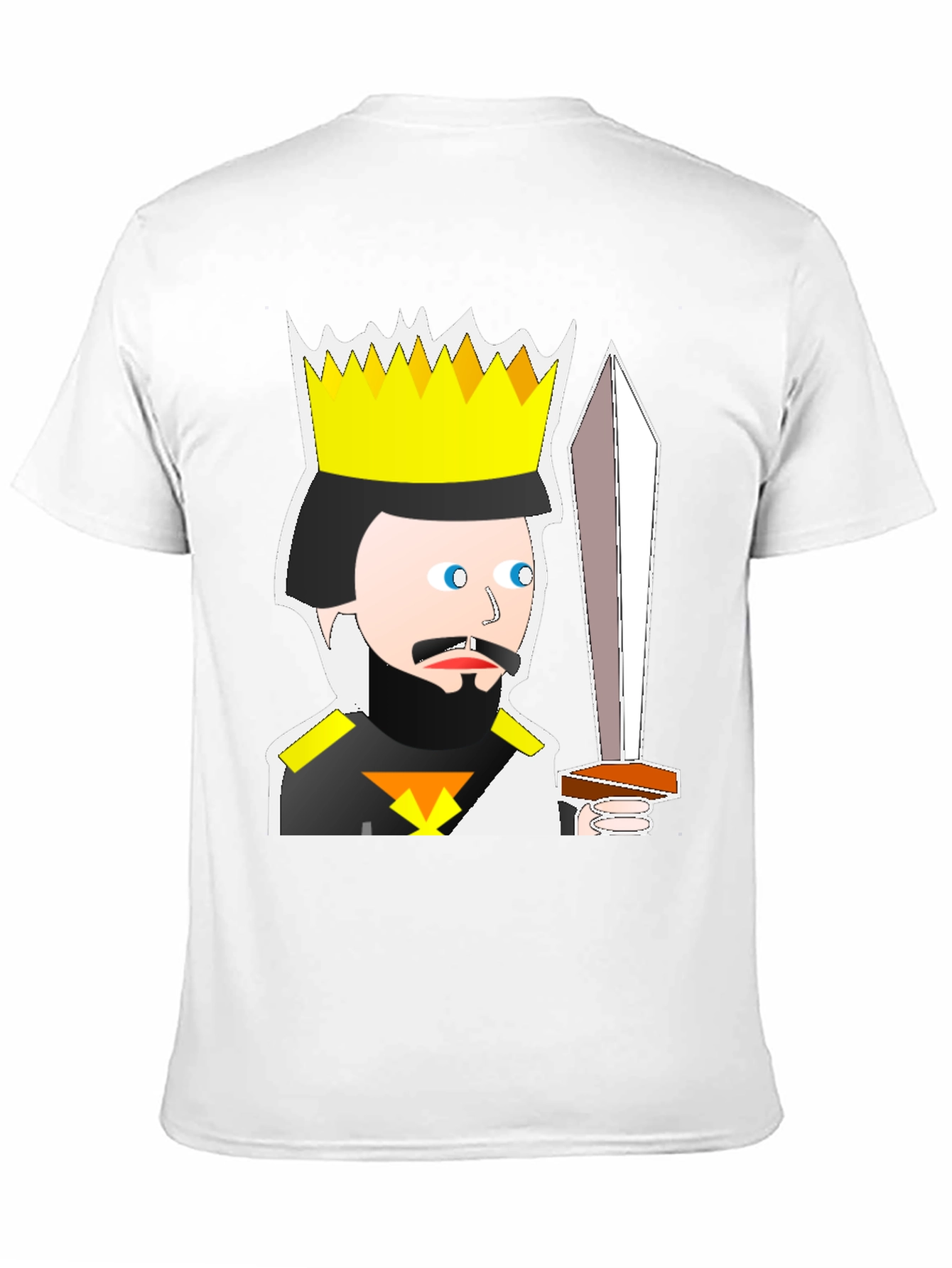 King Cartoon T-Shirt: Medieval Humor Tee