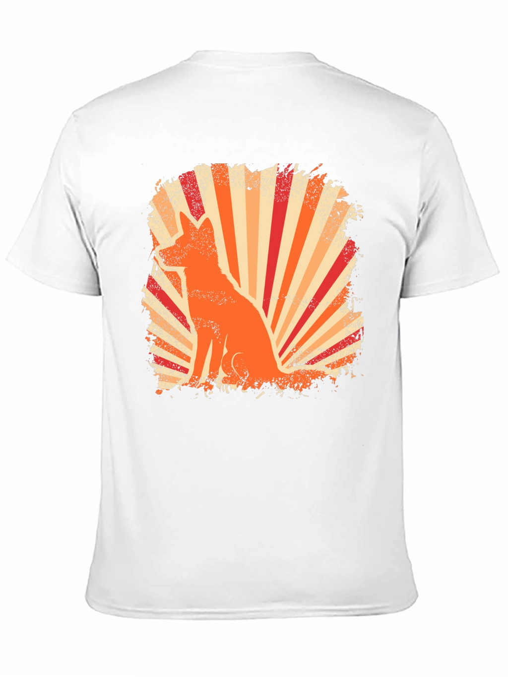 Retro Fox Graphic Tee - Black T-Shirt