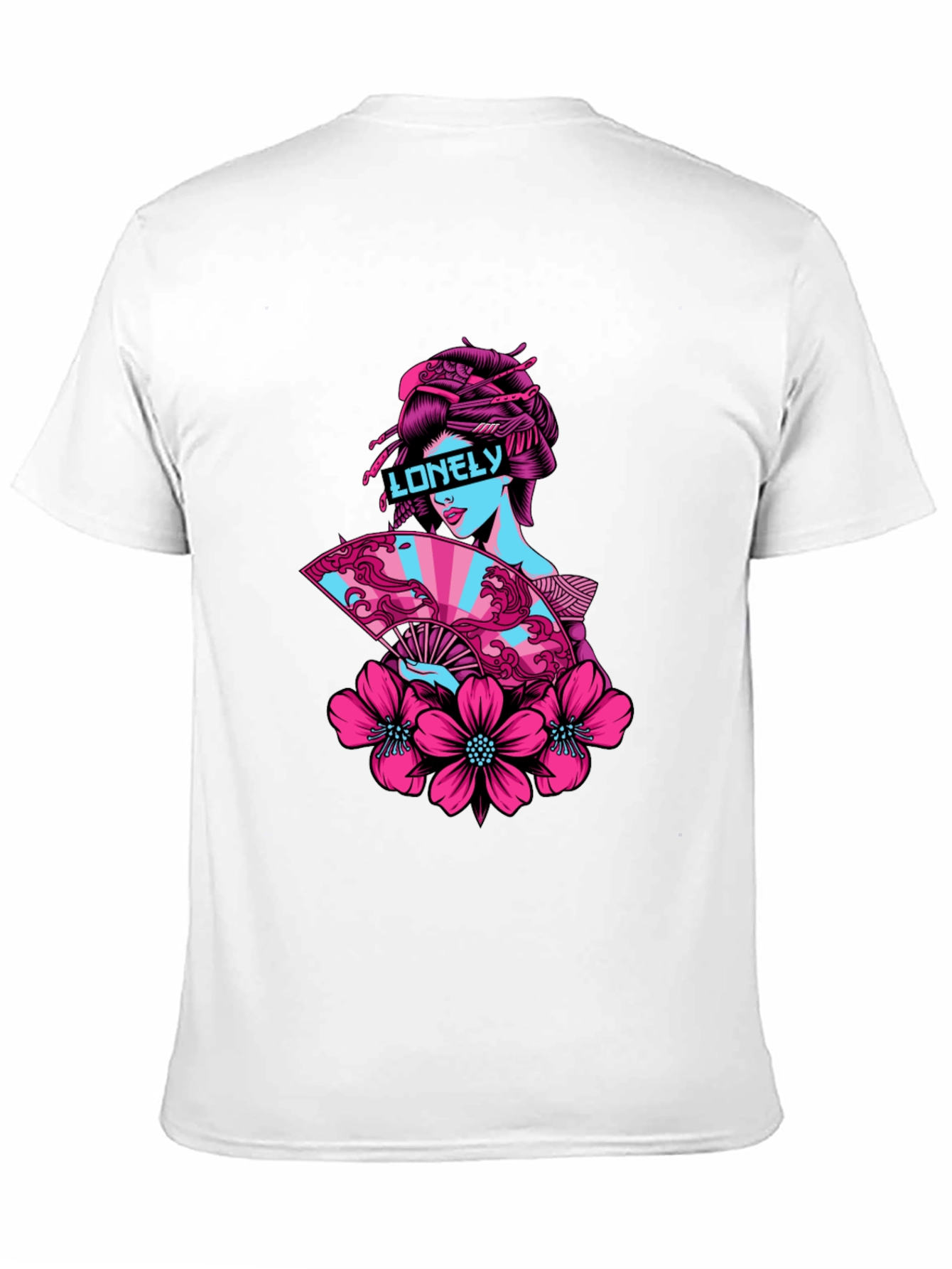Lonely Geisha Graphic Print Tee