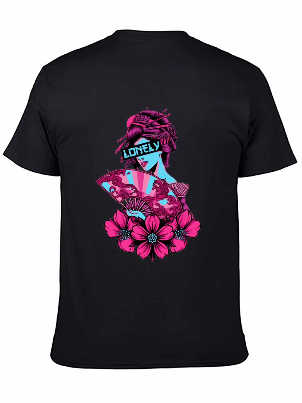 Lonely Geisha Graphic Print Tee