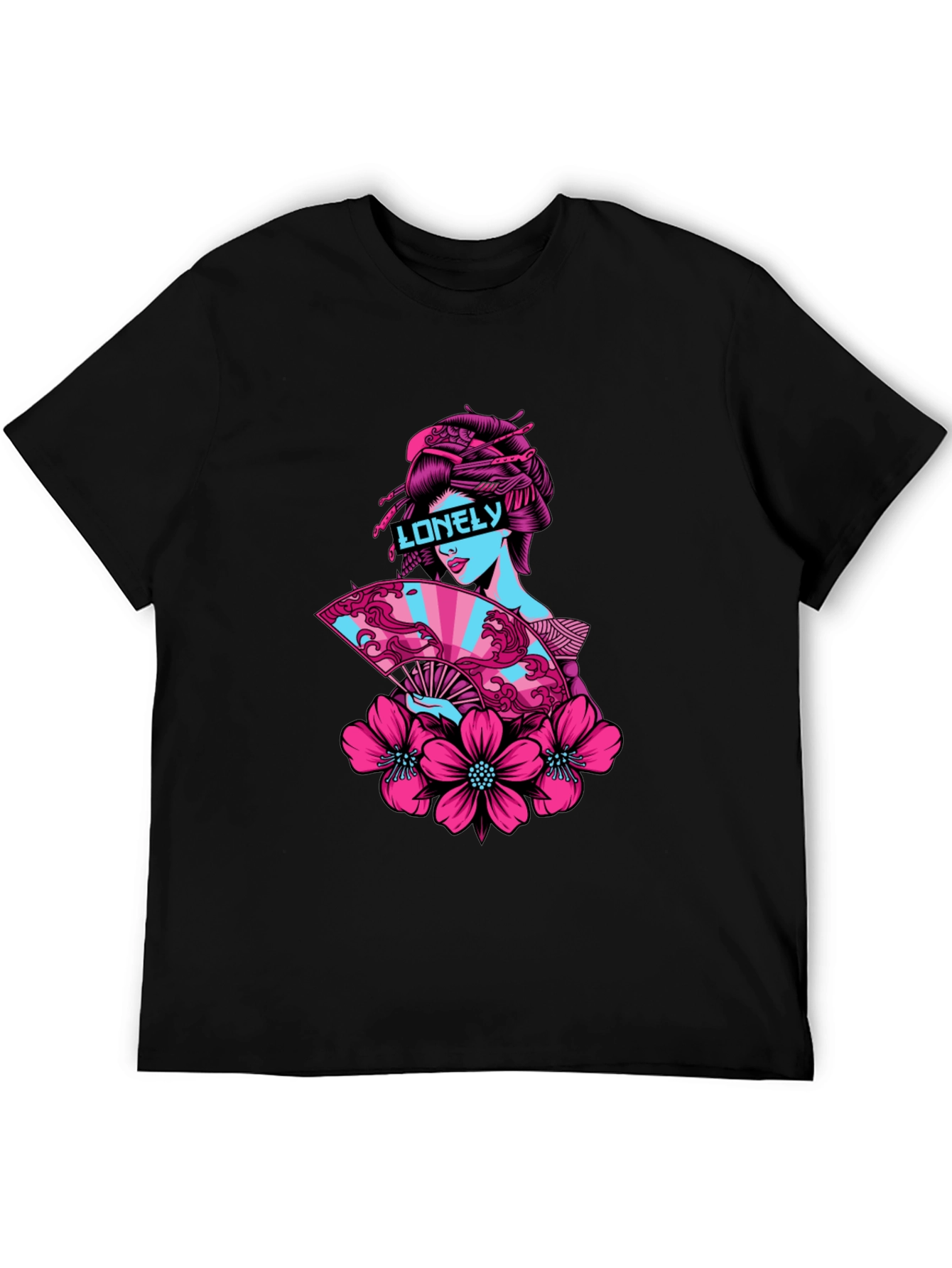 Lonely Geisha Graphic Print Tee