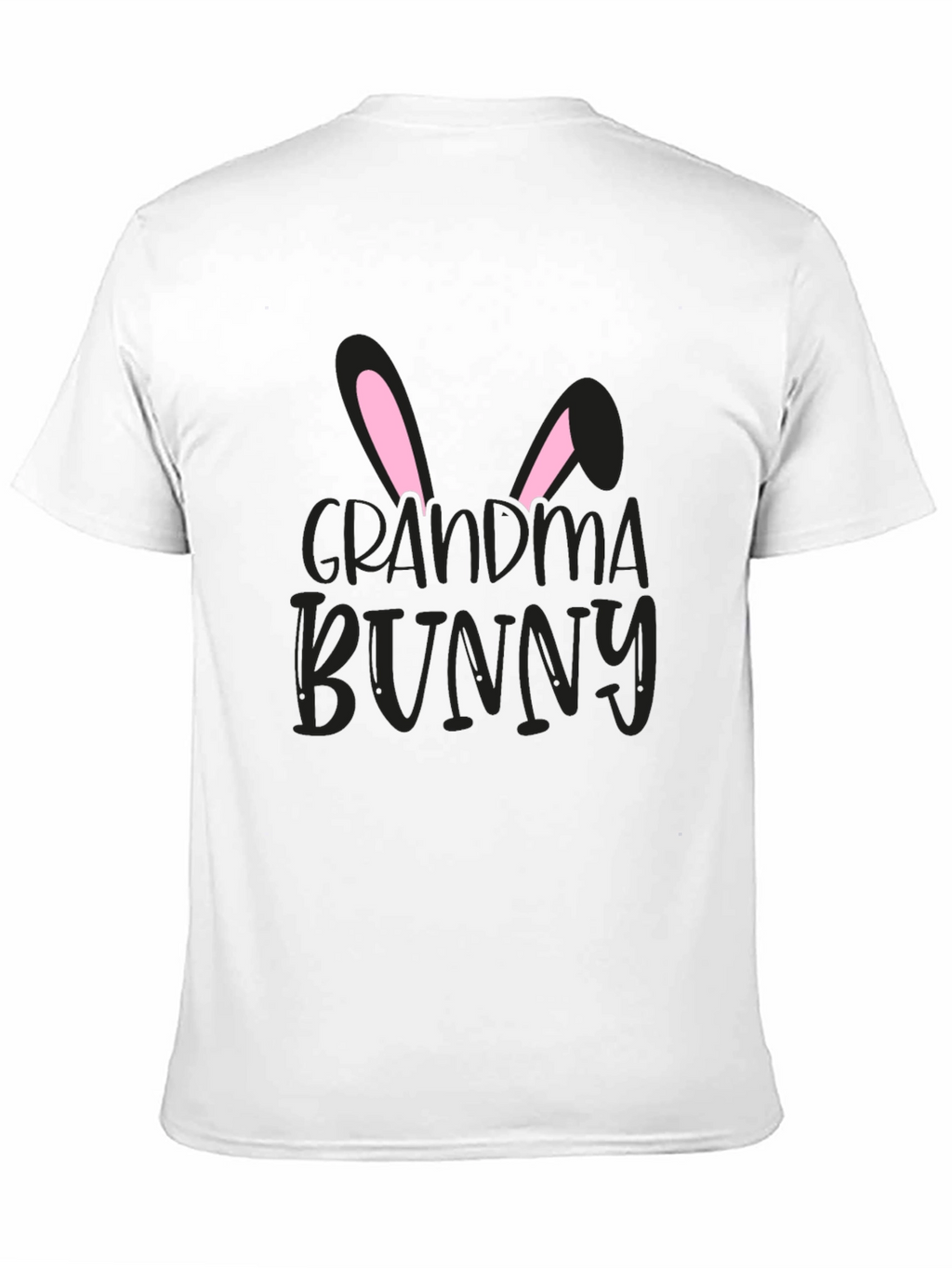 Grandma Bunny Graphic Tee - Easter Family Shirt