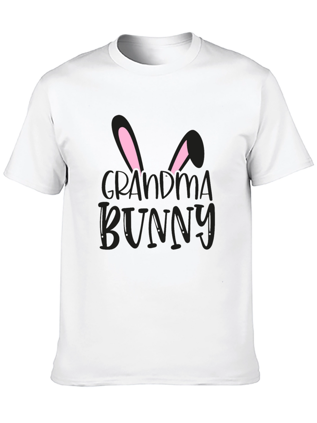 Grandma Bunny Graphic Tee - Easter Family Shirt