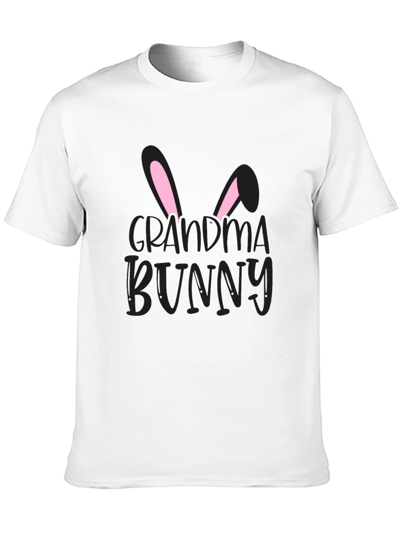 Grandma Bunny Graphic Tee - Easter Family Shirt