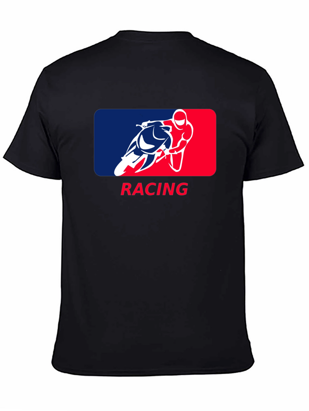 Racing Graphic T-Shirt - Black Cotton Tee