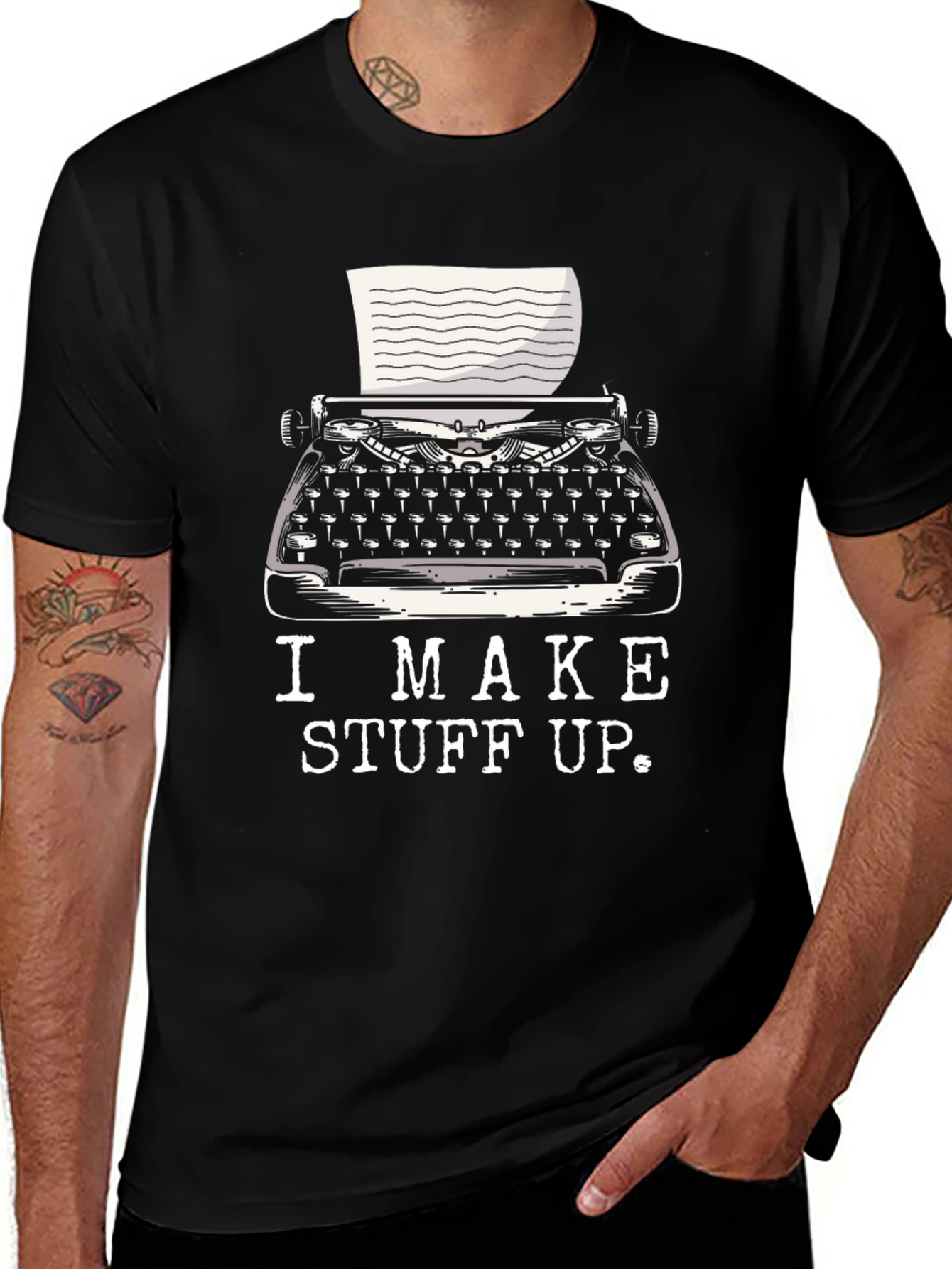 I Make Stuff Up Writer T-Shirt