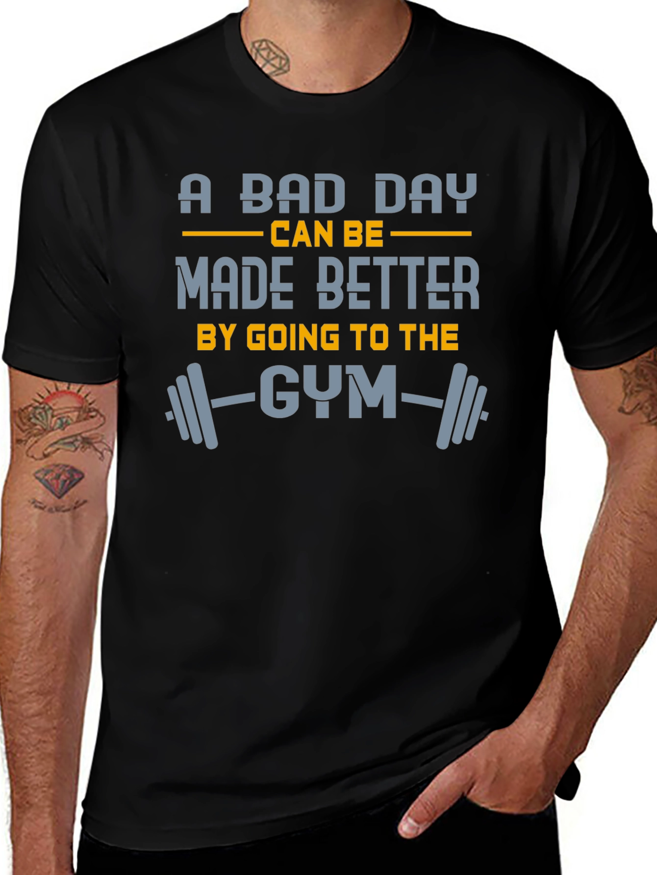 Gym Motivation T-Shirt: A Bad Day Made Better