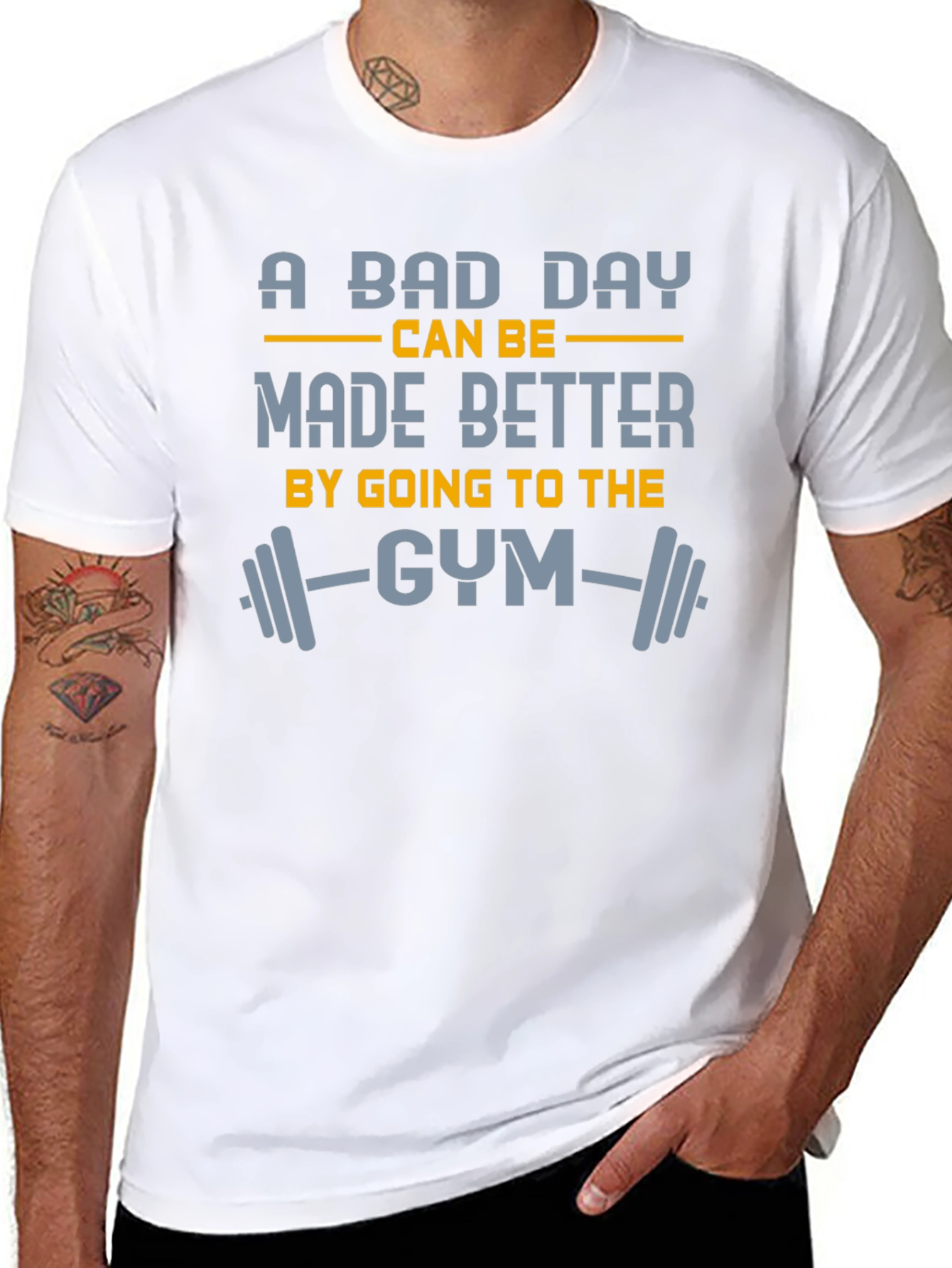 Gym Motivation T-Shirt: A Bad Day Made Better
