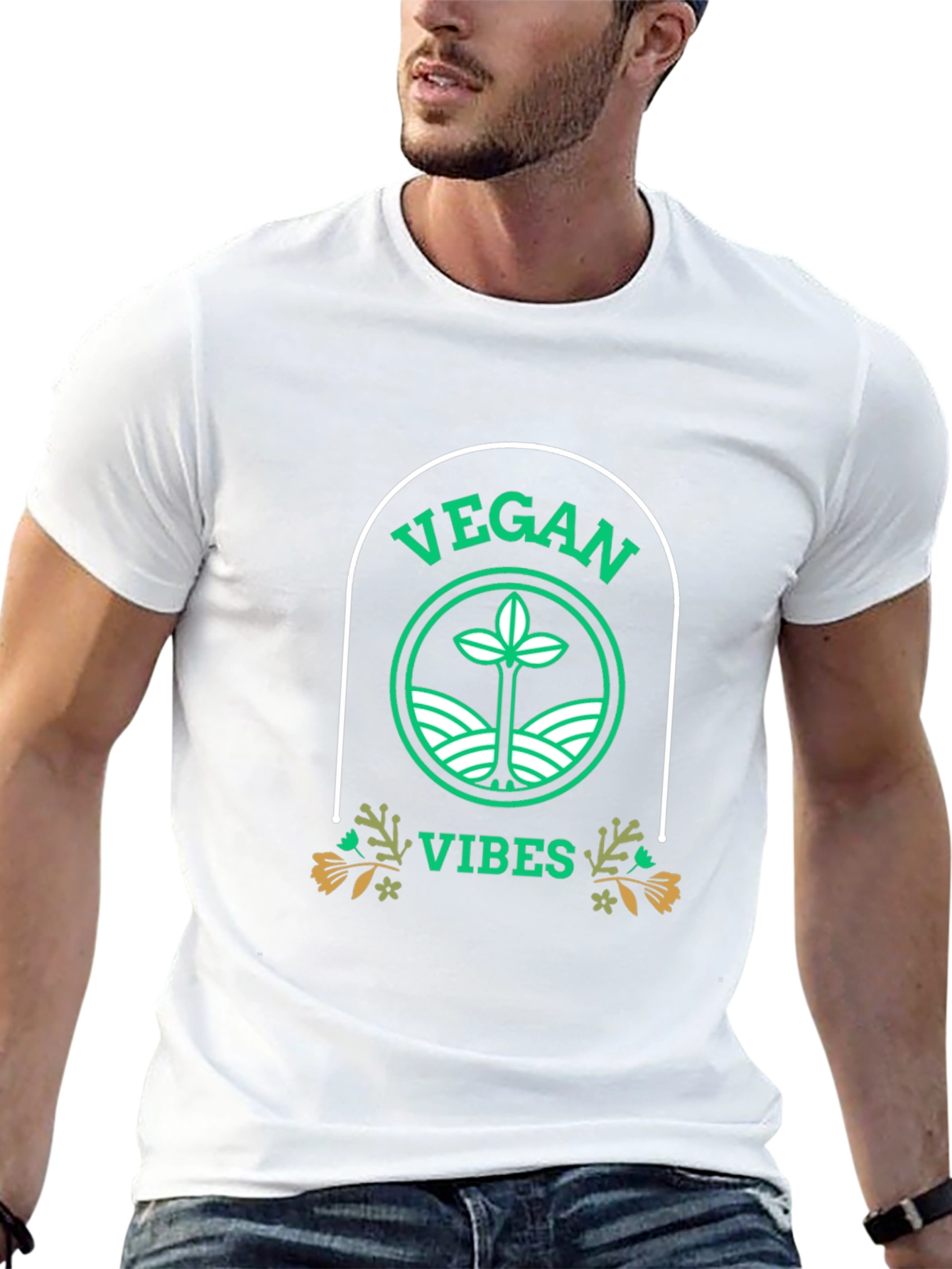 Vegan Vibes T-Shirt - Eco-Friendly Lifestyle