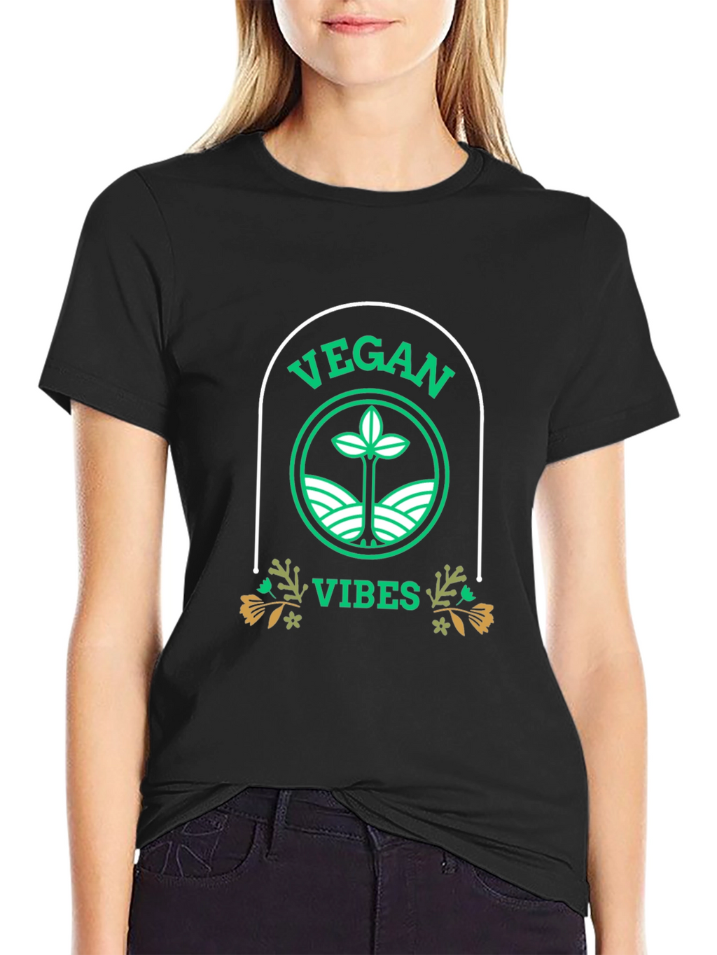 Vegan Vibes T-Shirt - Eco-Friendly Lifestyle