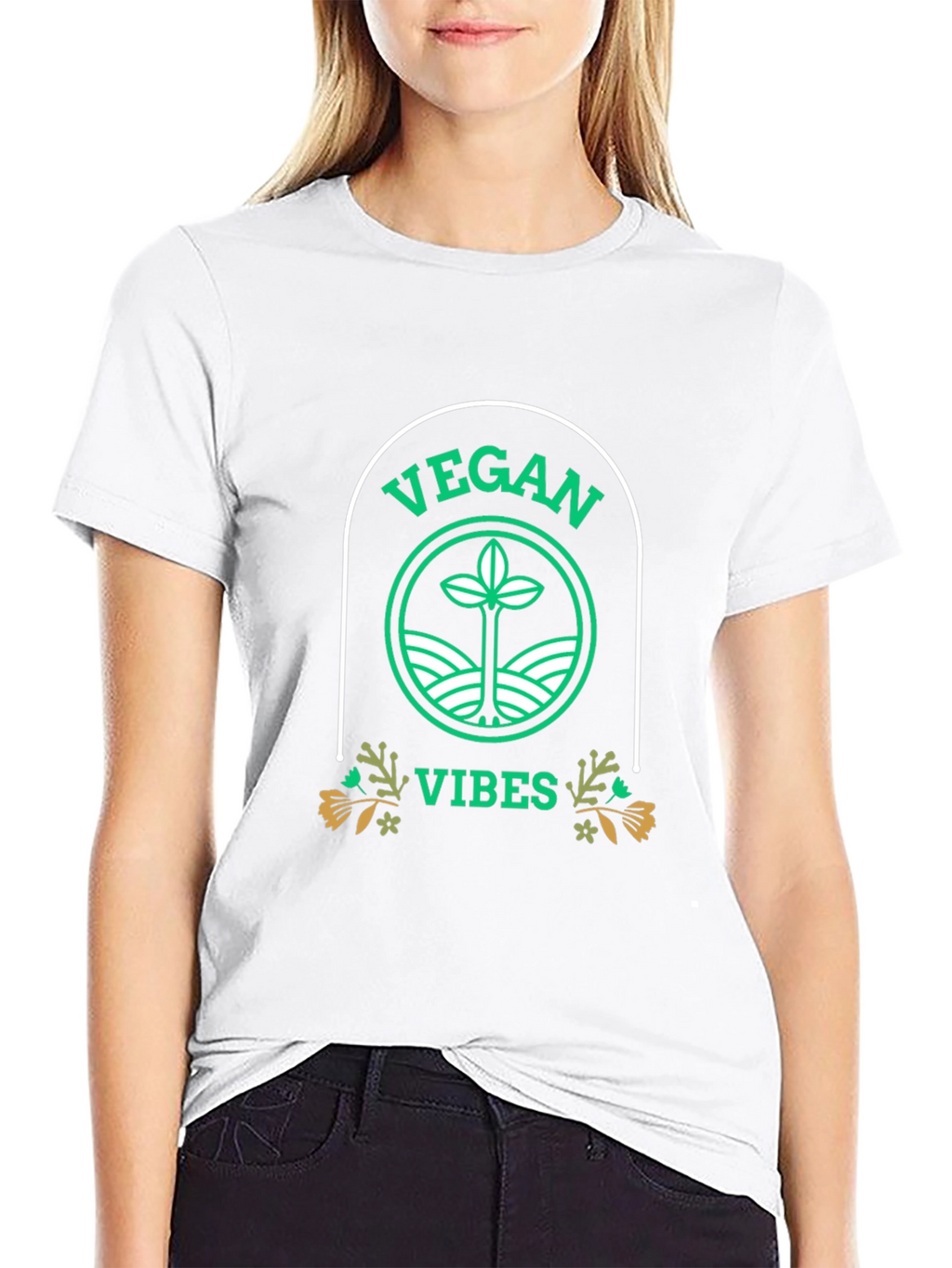 Vegan Vibes T-Shirt - Eco-Friendly Lifestyle