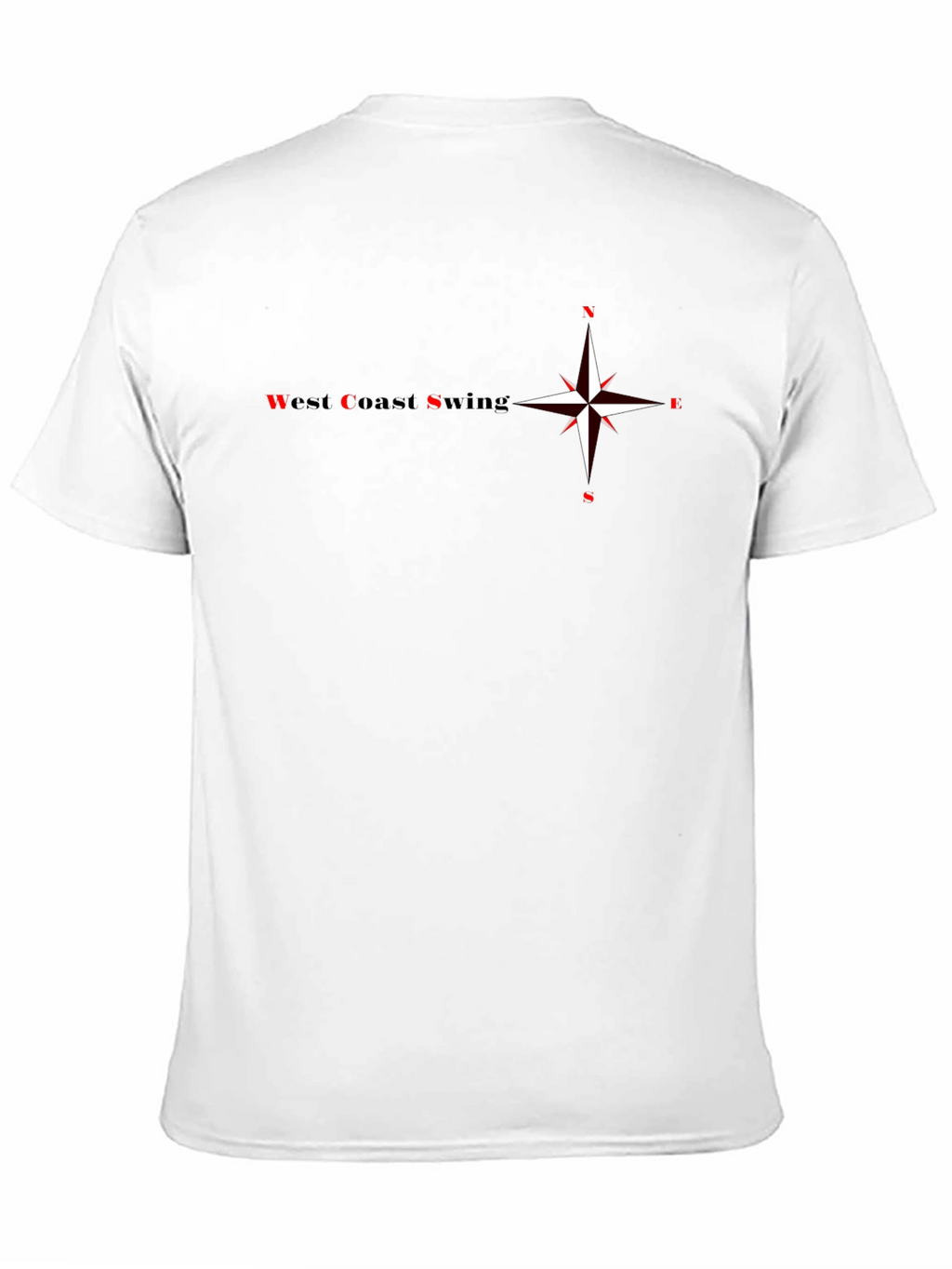 West Coast Swing Compass T-Shirt - Black
