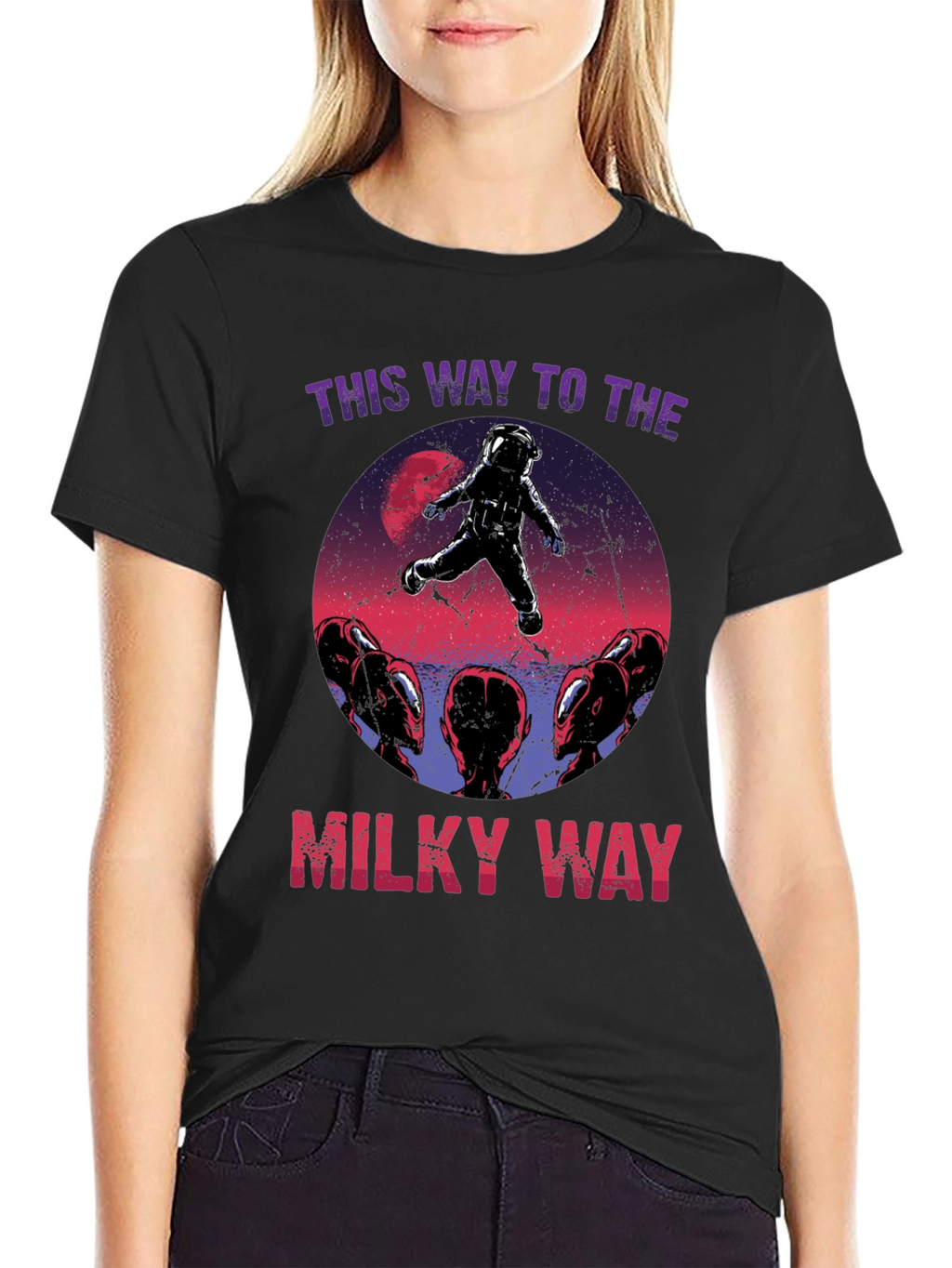 This Way To The Milky Way Graphic Tee
