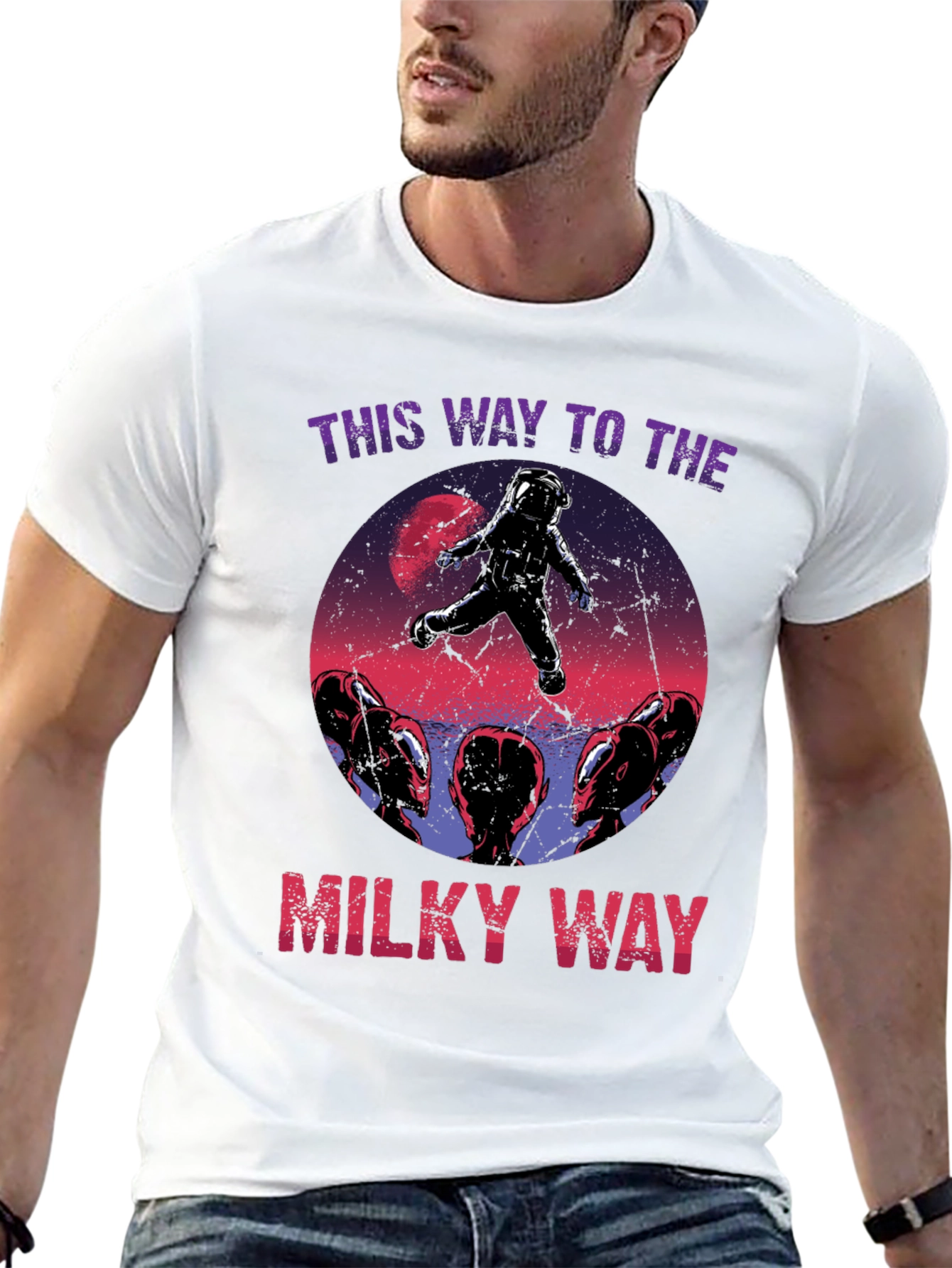 This Way To The Milky Way Graphic Tee