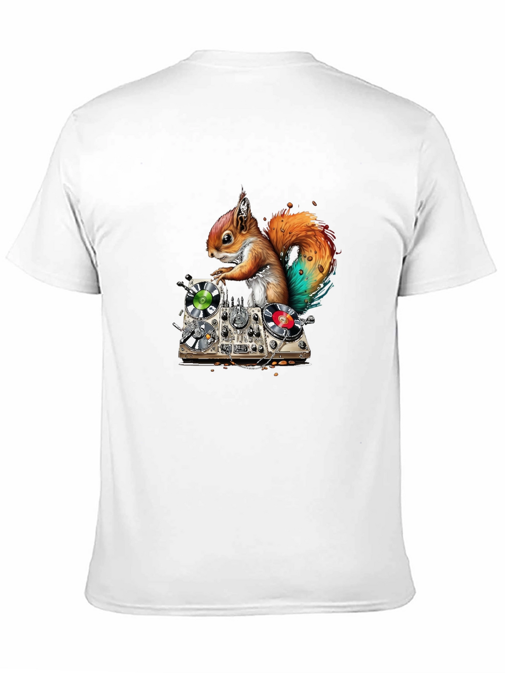 DJ Squirrel Graphic T-Shirt