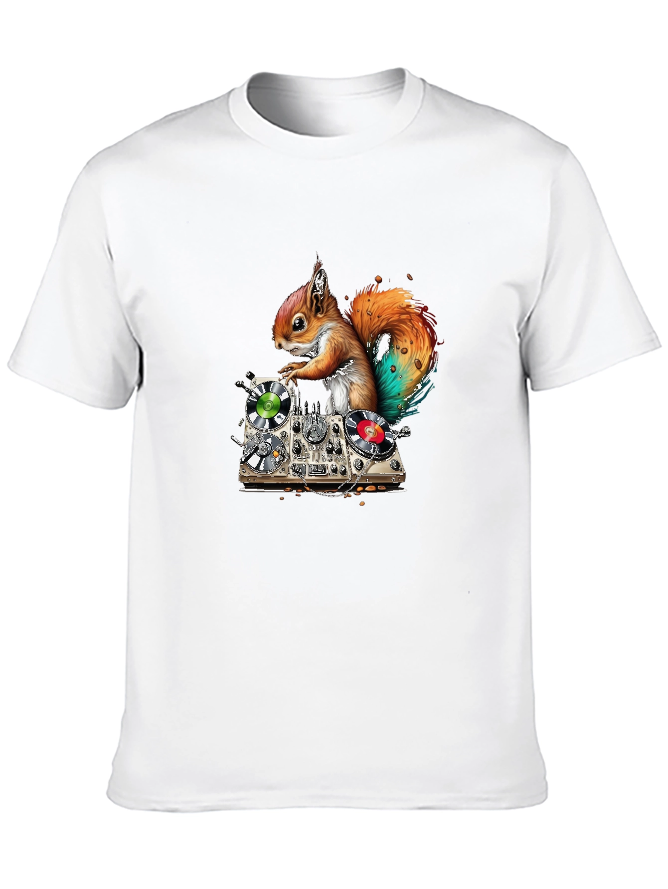 DJ Squirrel Graphic T-Shirt