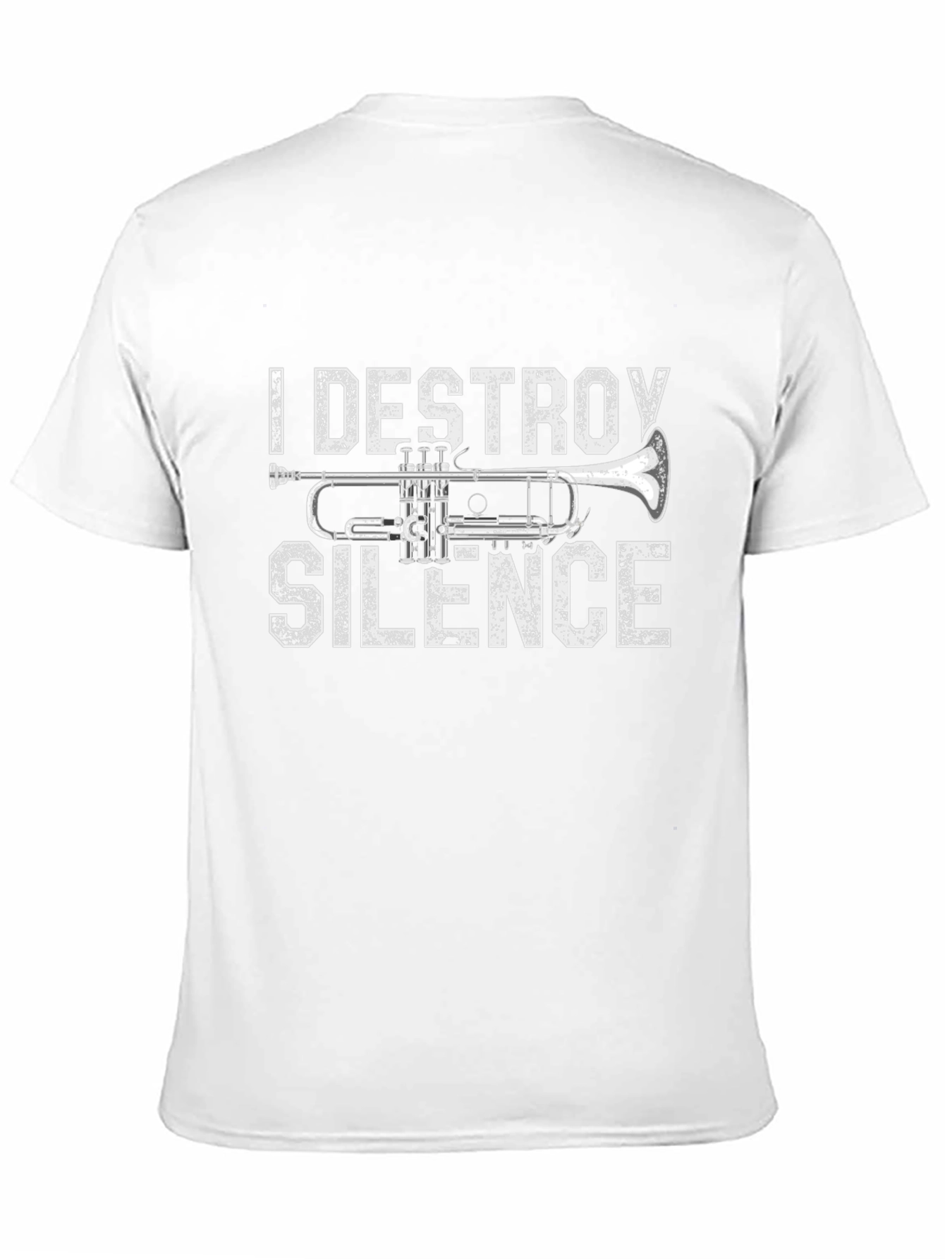 I Destroy Silence Trumpet Graphic Tee