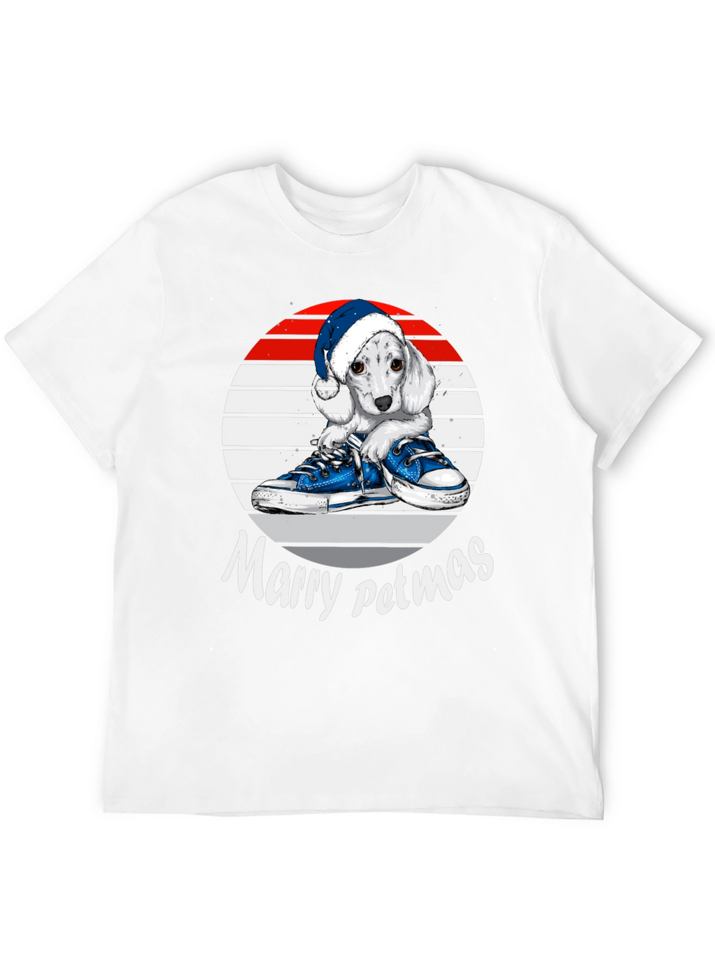 Merry Petmas Dog T-Shirt - Holiday Apparel