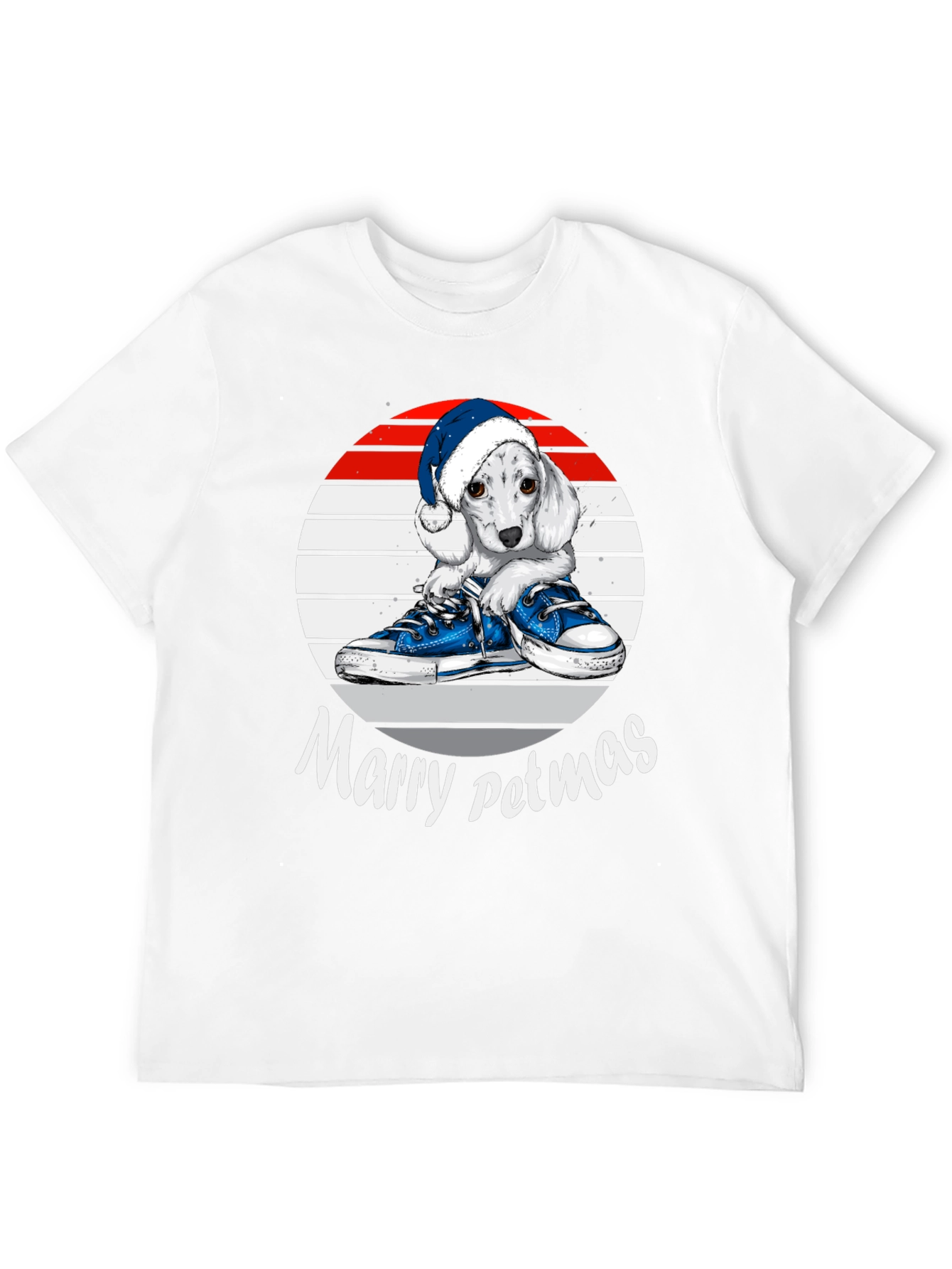 Merry Petmas Dog T-Shirt - Holiday Apparel