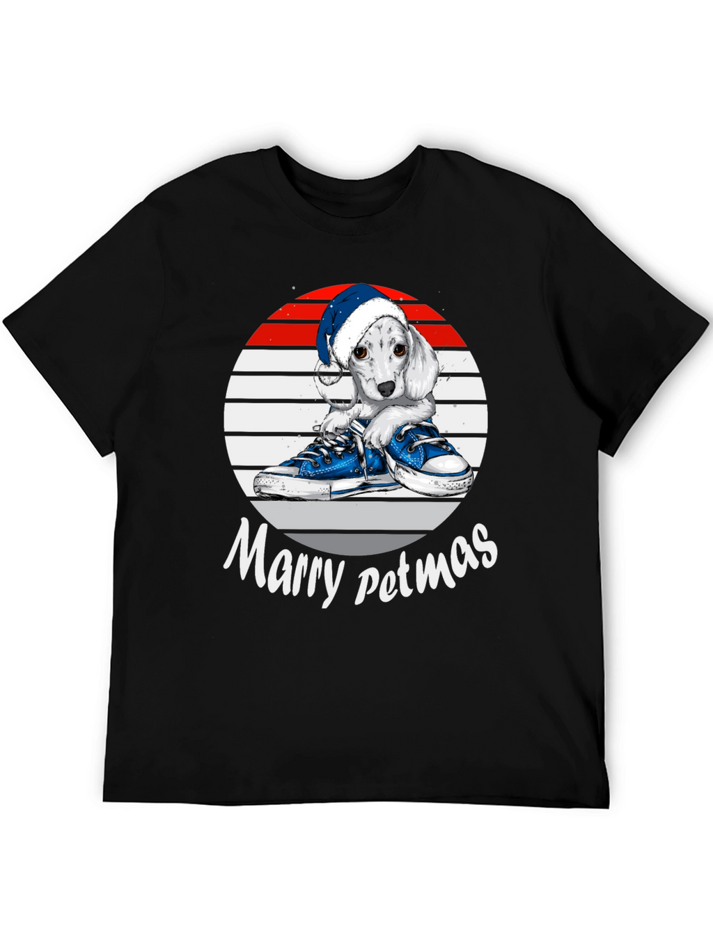 Merry Petmas Dog T-Shirt - Holiday Apparel