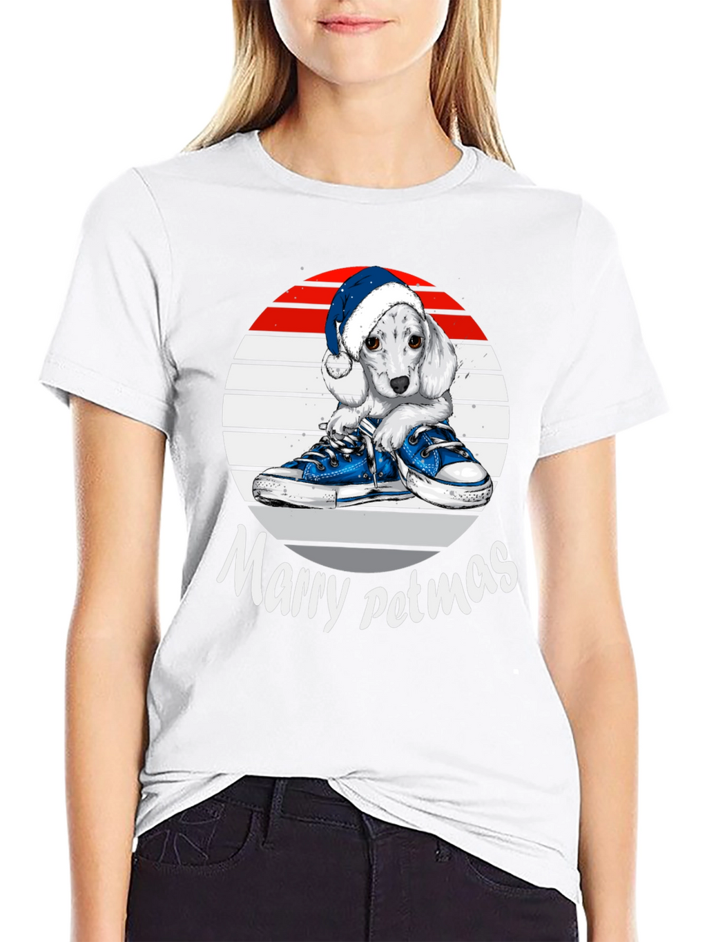 Merry Petmas Dog T-Shirt - Holiday Apparel