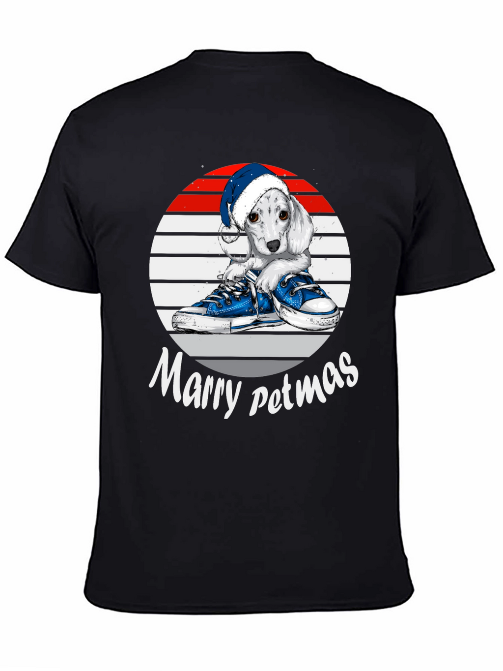 Merry Petmas Dog T-Shirt - Holiday Apparel