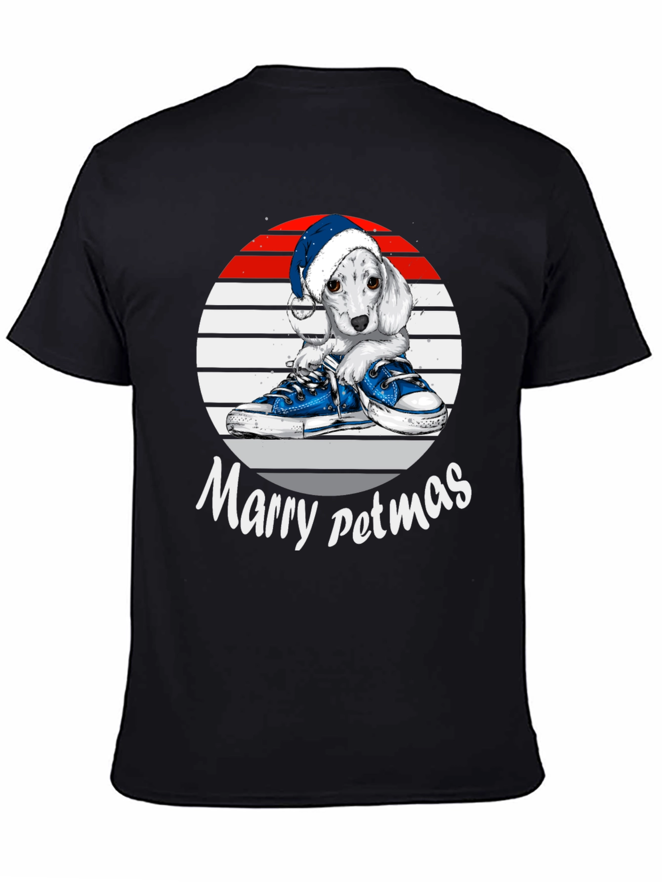 Merry Petmas Dog T-Shirt - Holiday Apparel