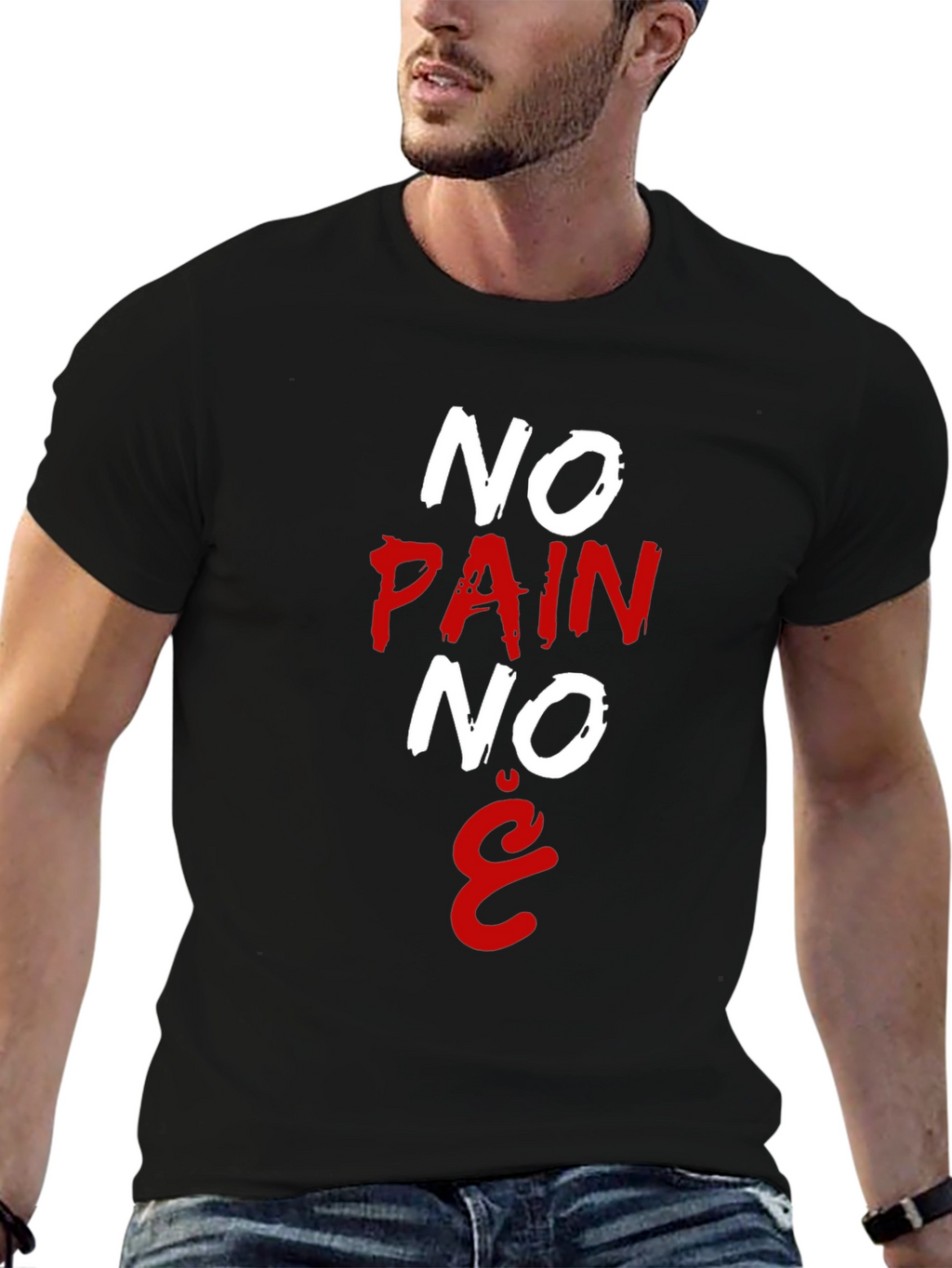 No Pain No Gain T-Shirt Black