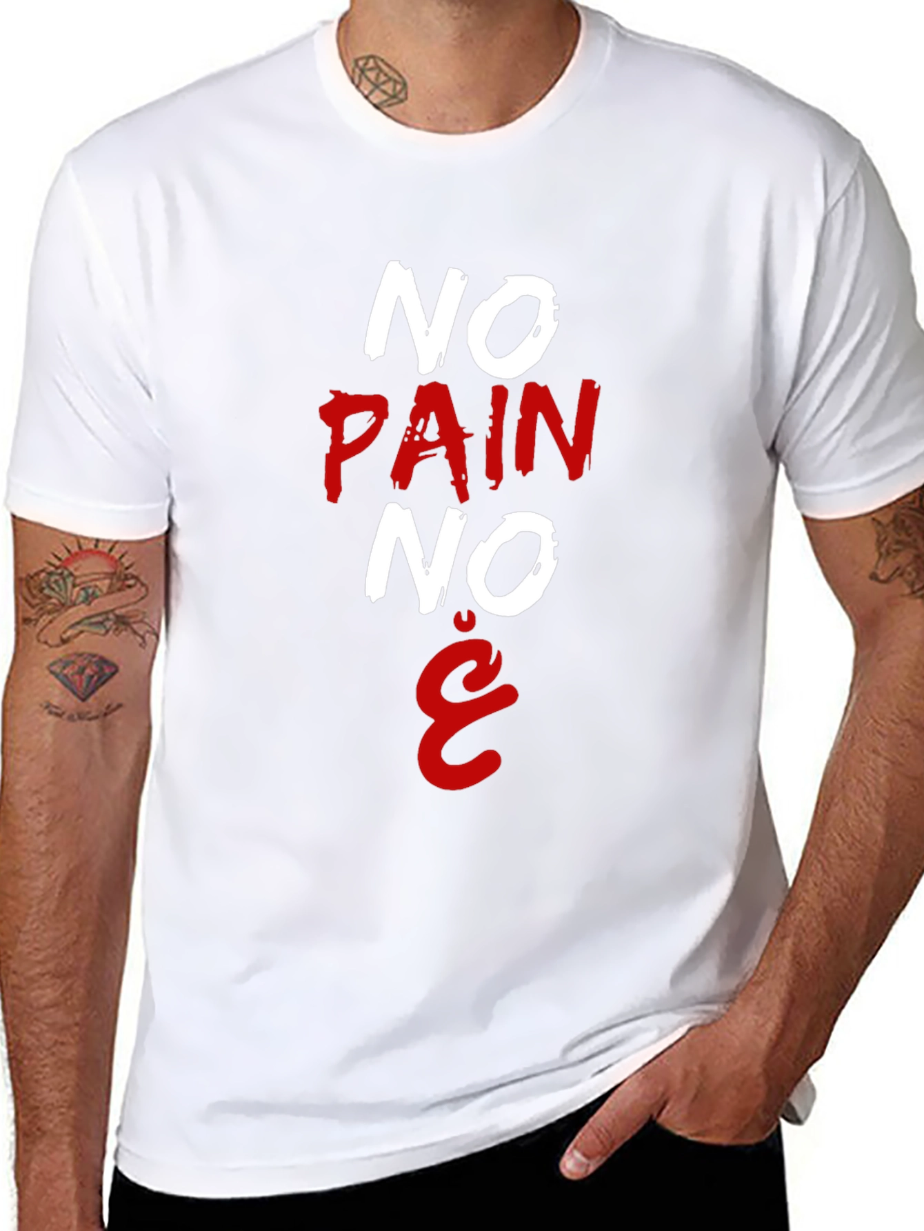 No Pain No Gain T-Shirt Black