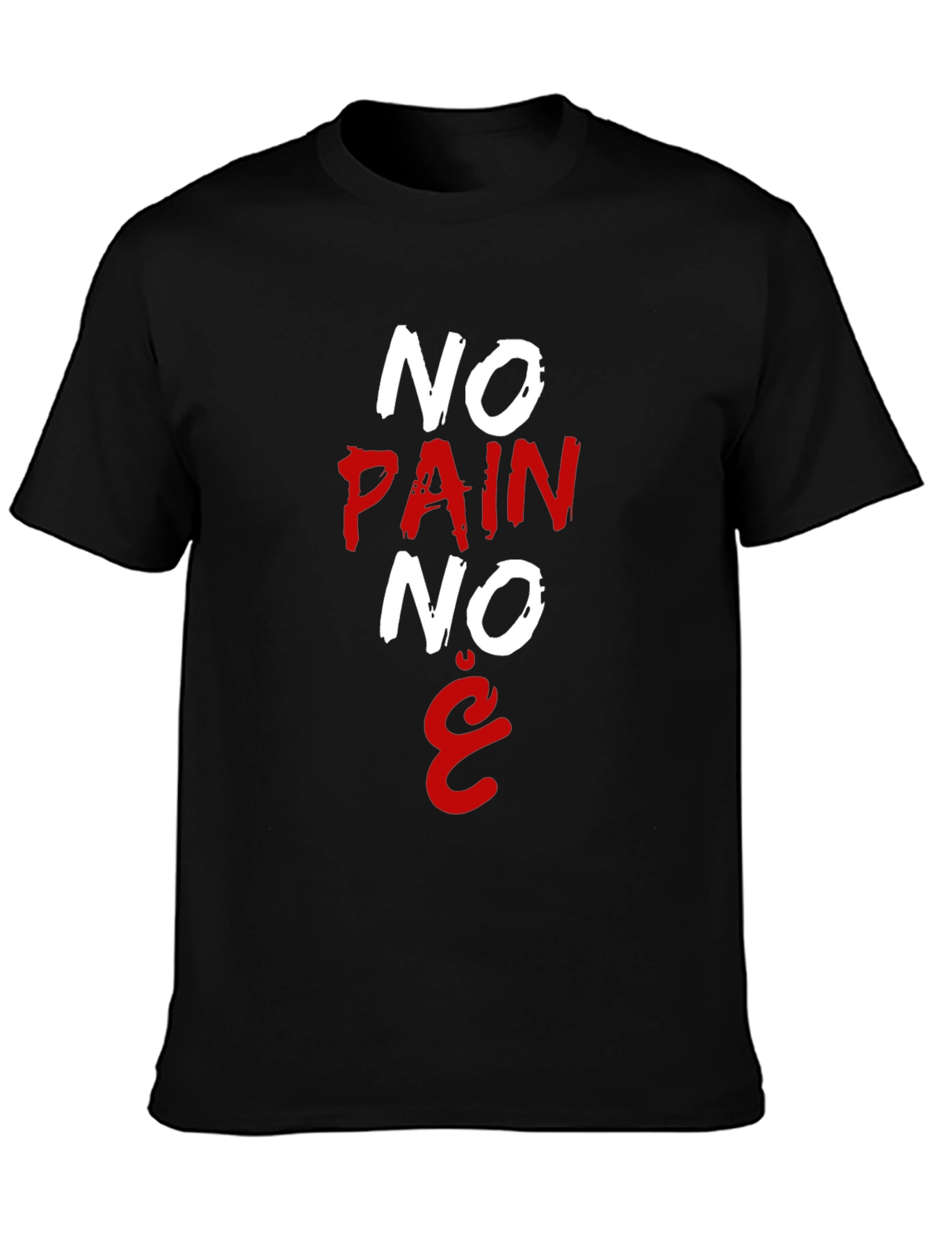 No Pain No Gain T-Shirt Black