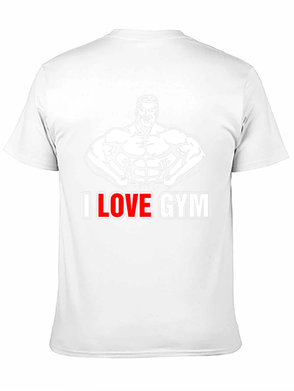 I Love Gym Black Graphic T-Shirt
