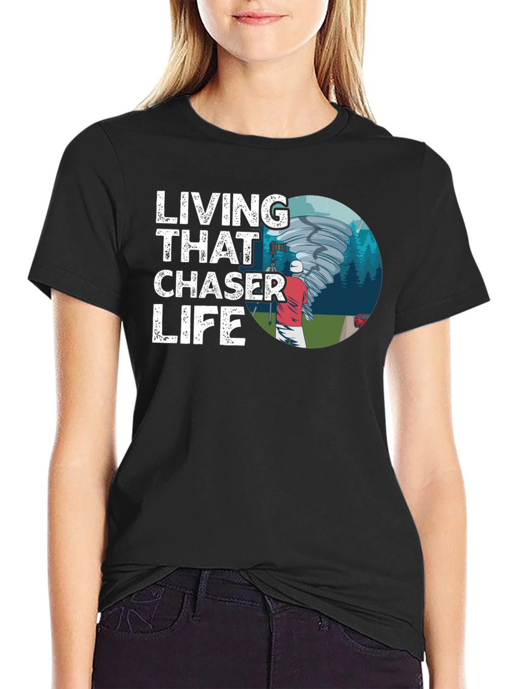 Living That Chaser Life Graphic Tee