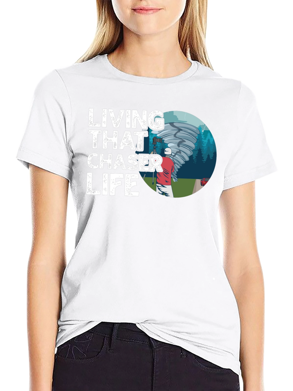 Living That Chaser Life Graphic Tee