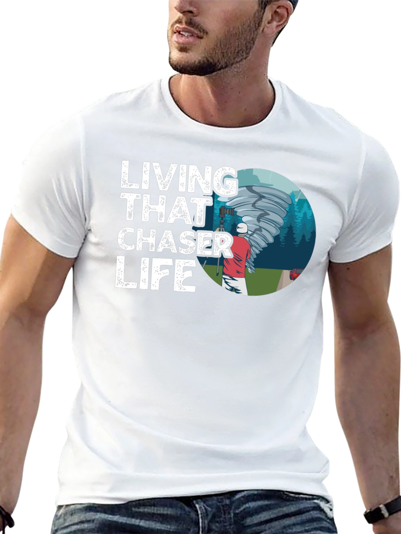 Living That Chaser Life Graphic Tee