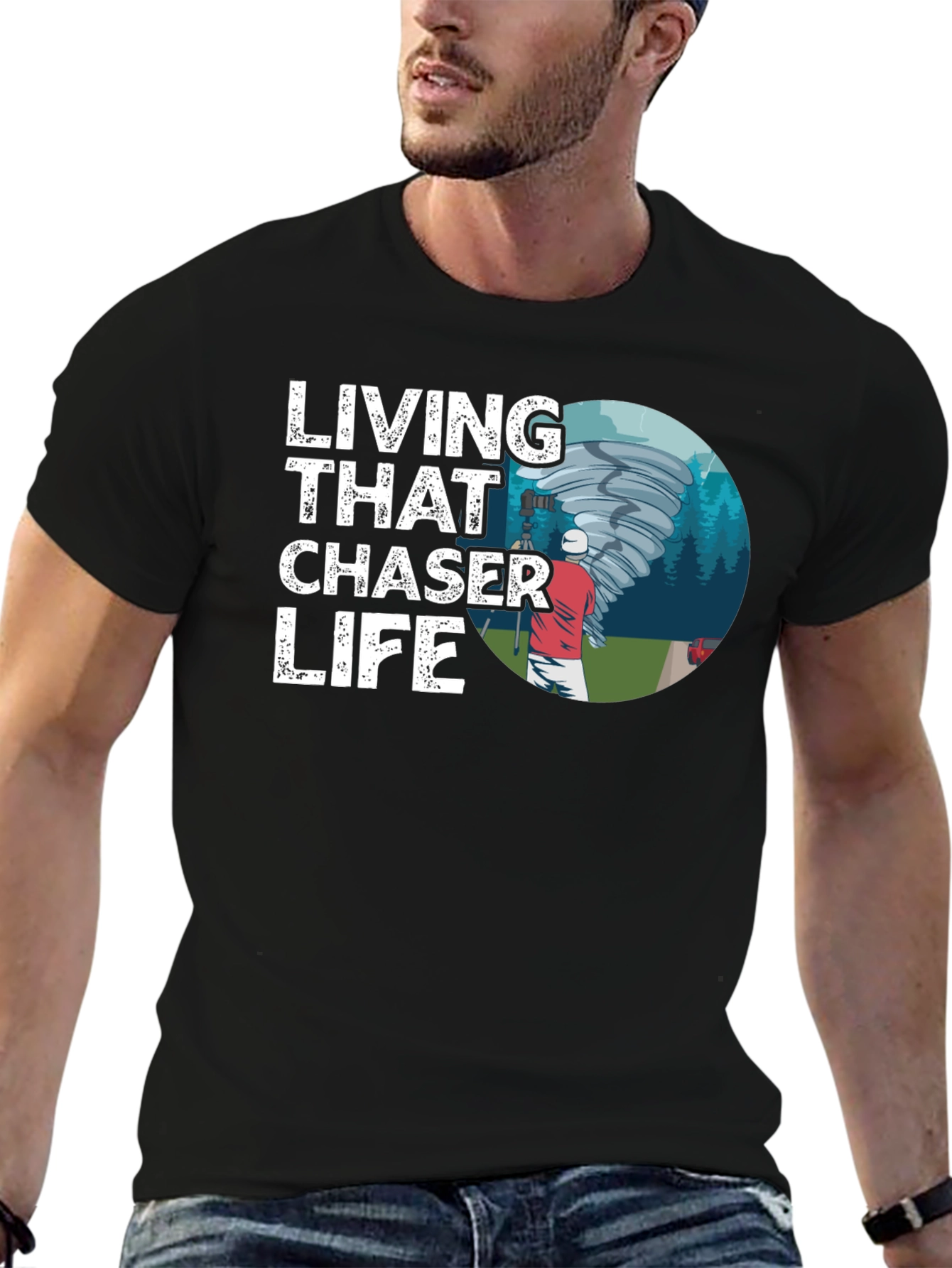 Living That Chaser Life Graphic Tee