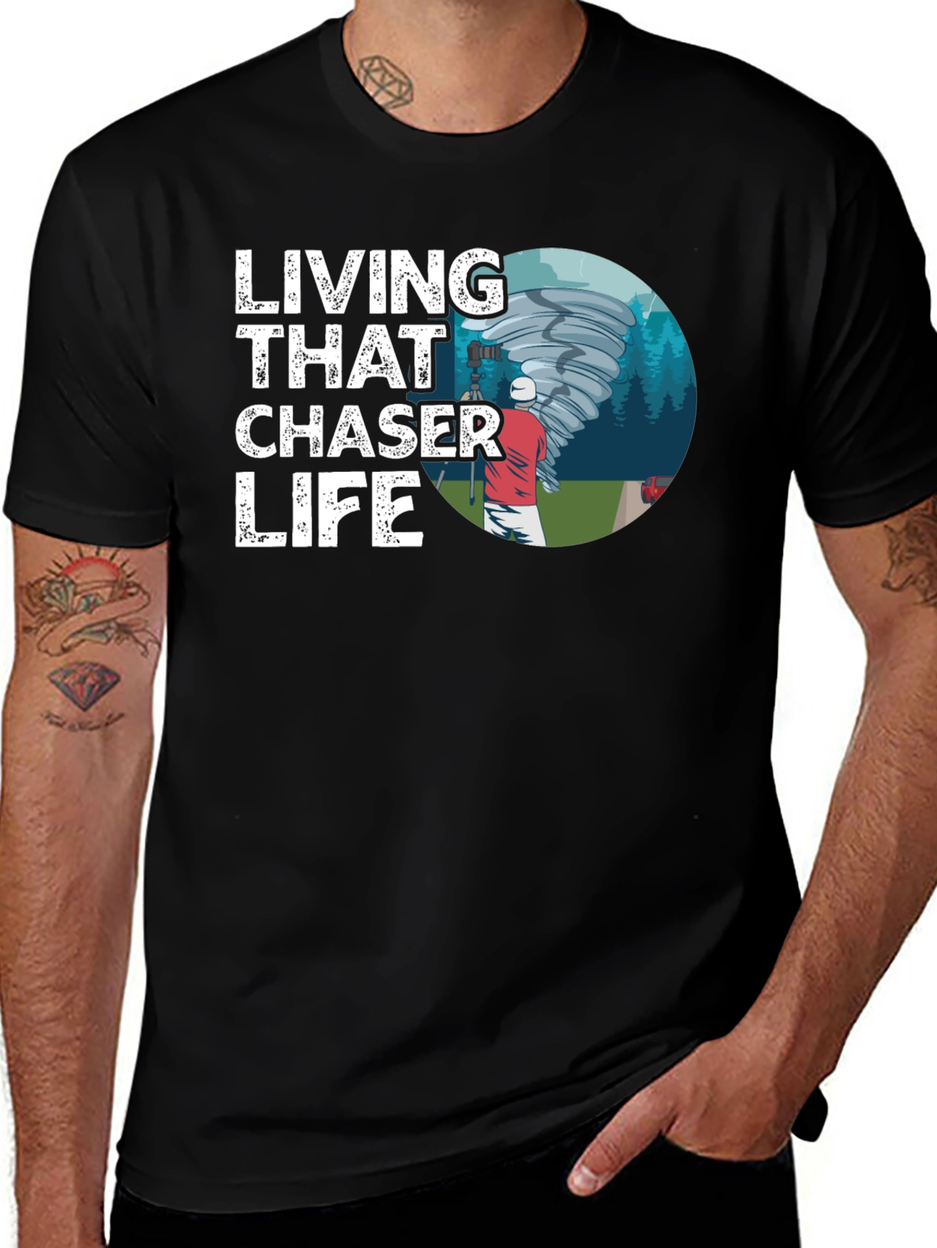 Living That Chaser Life Graphic Tee