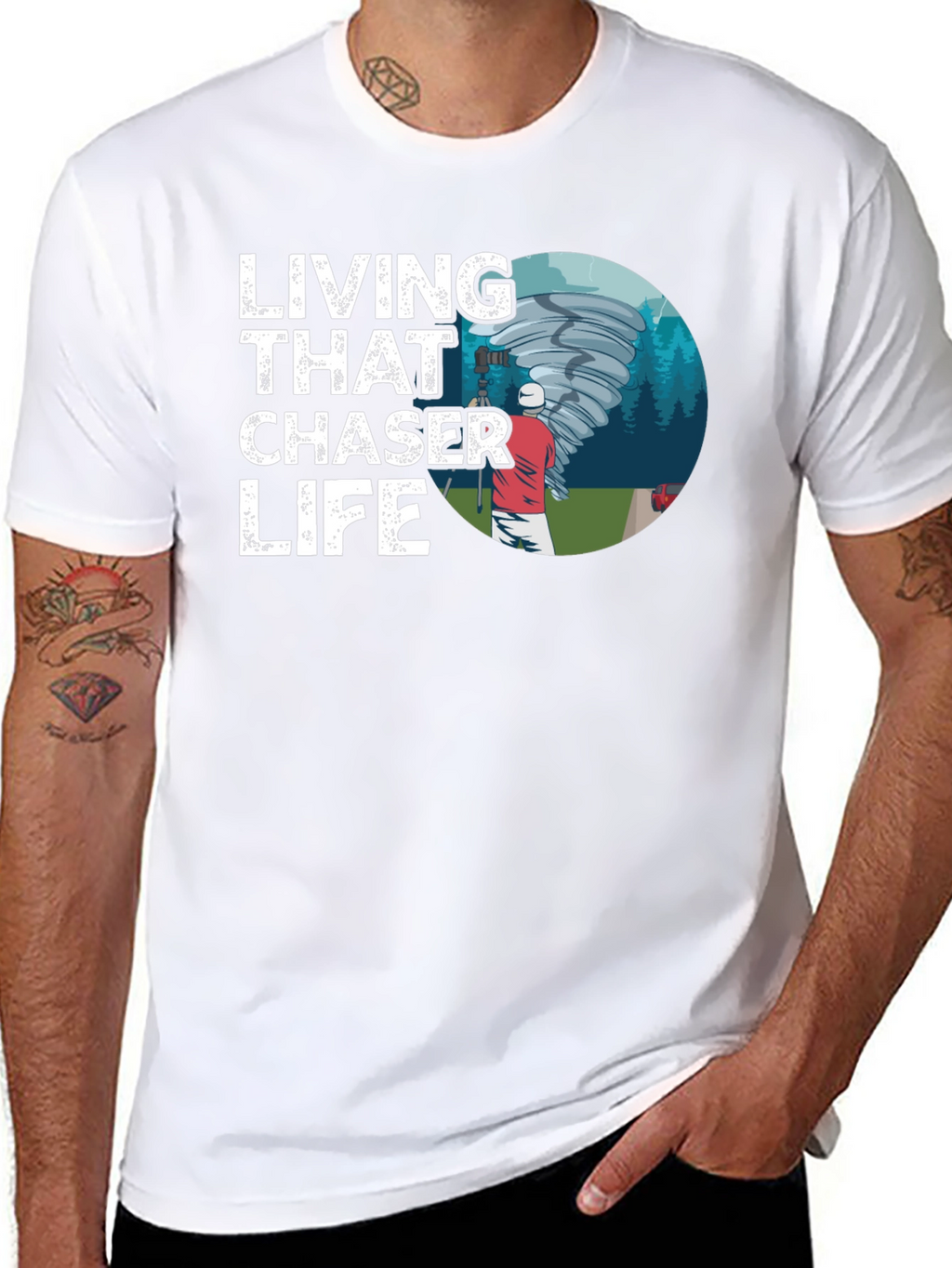 Living That Chaser Life Graphic Tee