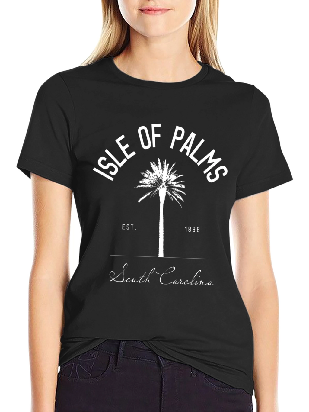 Isle of Palms South Carolina Palm Tree T-Shirt