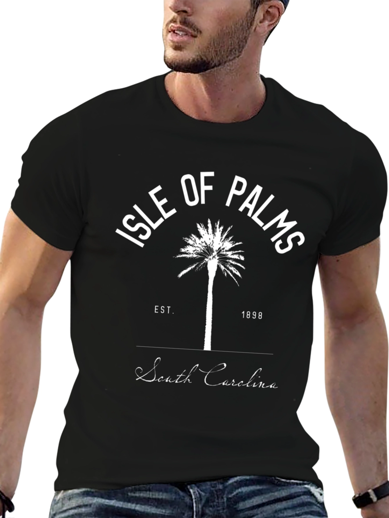 Isle of Palms South Carolina Palm Tree T-Shirt