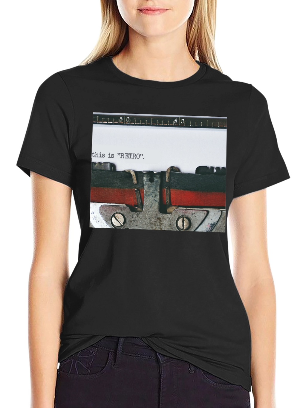 Retro Typewriter T-Shirt
