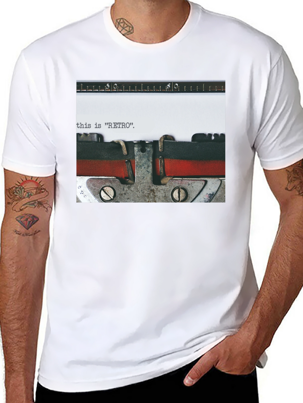 Retro Typewriter T-Shirt