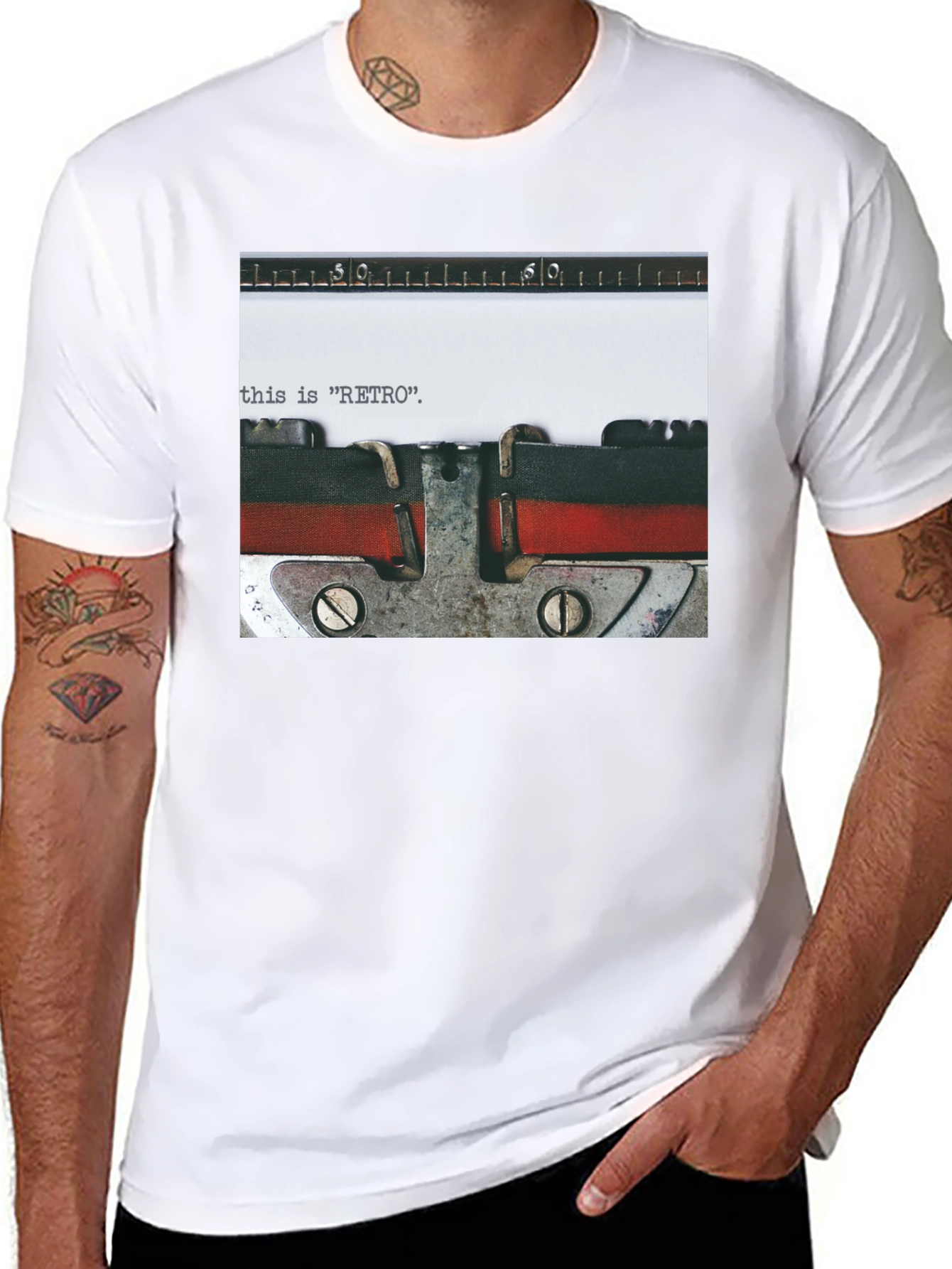 Retro Typewriter T-Shirt