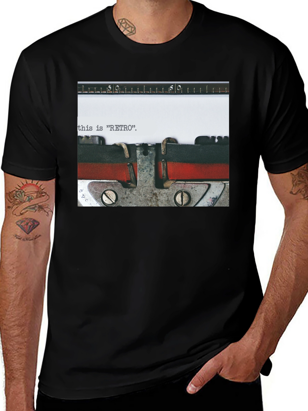 Retro Typewriter T-Shirt