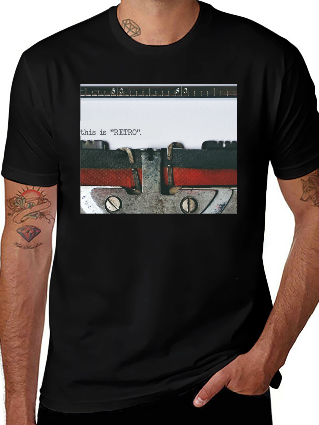 Retro Typewriter T-Shirt