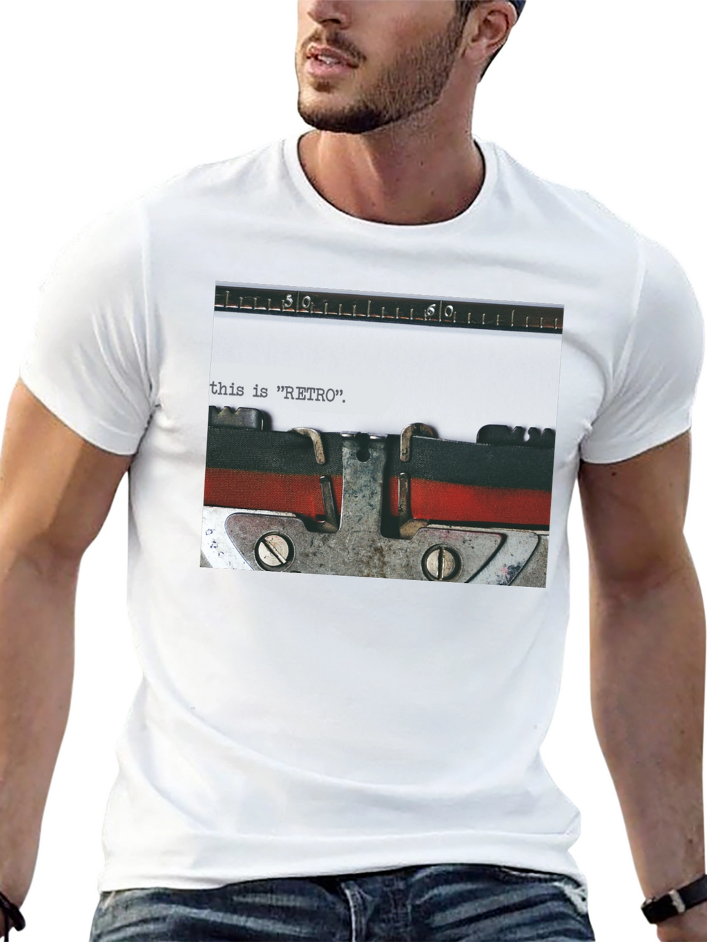 Retro Typewriter T-Shirt