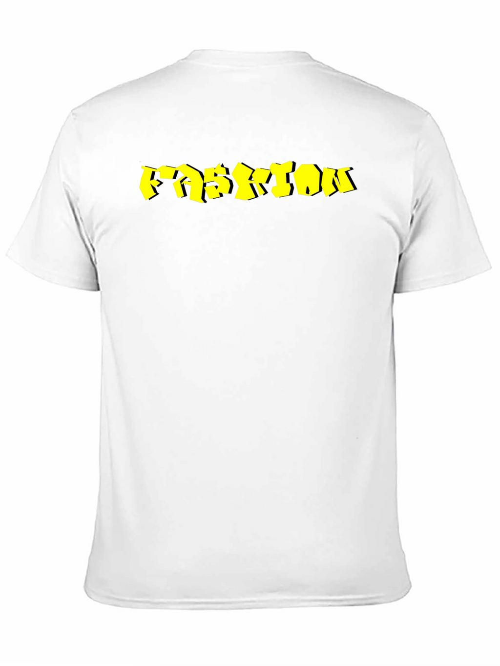 Mens Black Fashion Graphic Tee