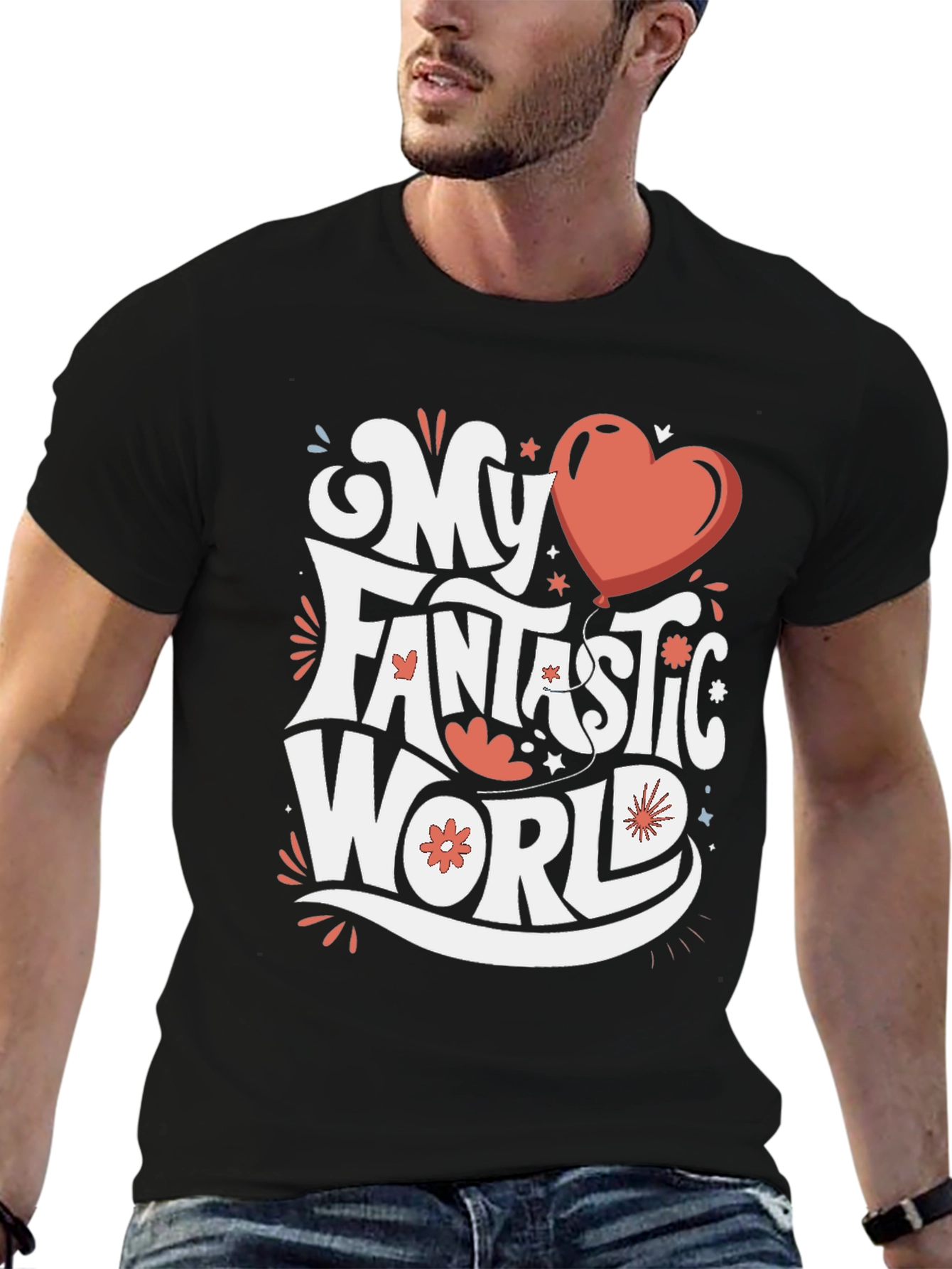 My Fantastic World Graphic Tee - Black